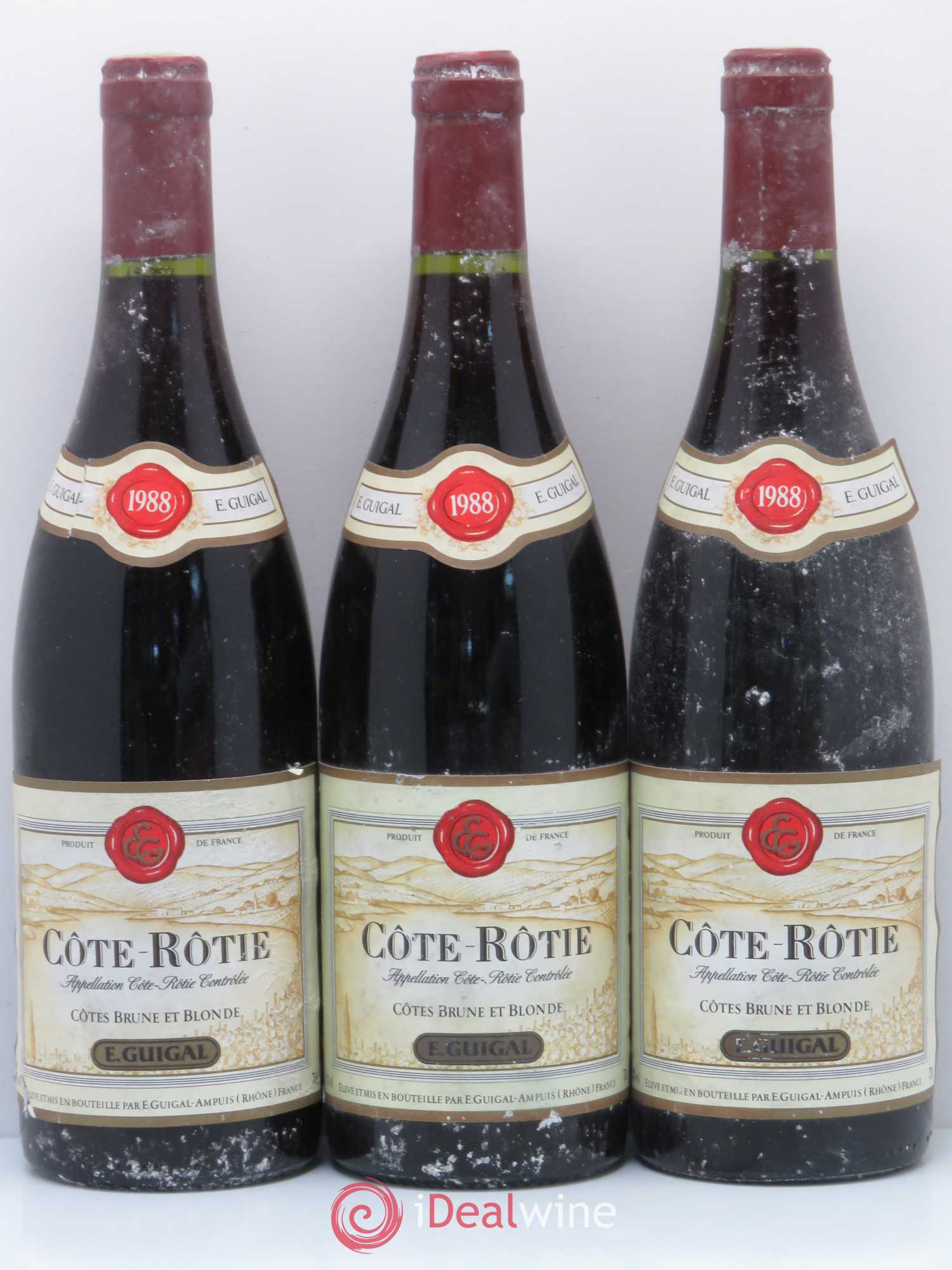 Côte-Rôtie Côtes Brune et Blonde Guigal 1988 - Lot de 6 bouteilles - 2