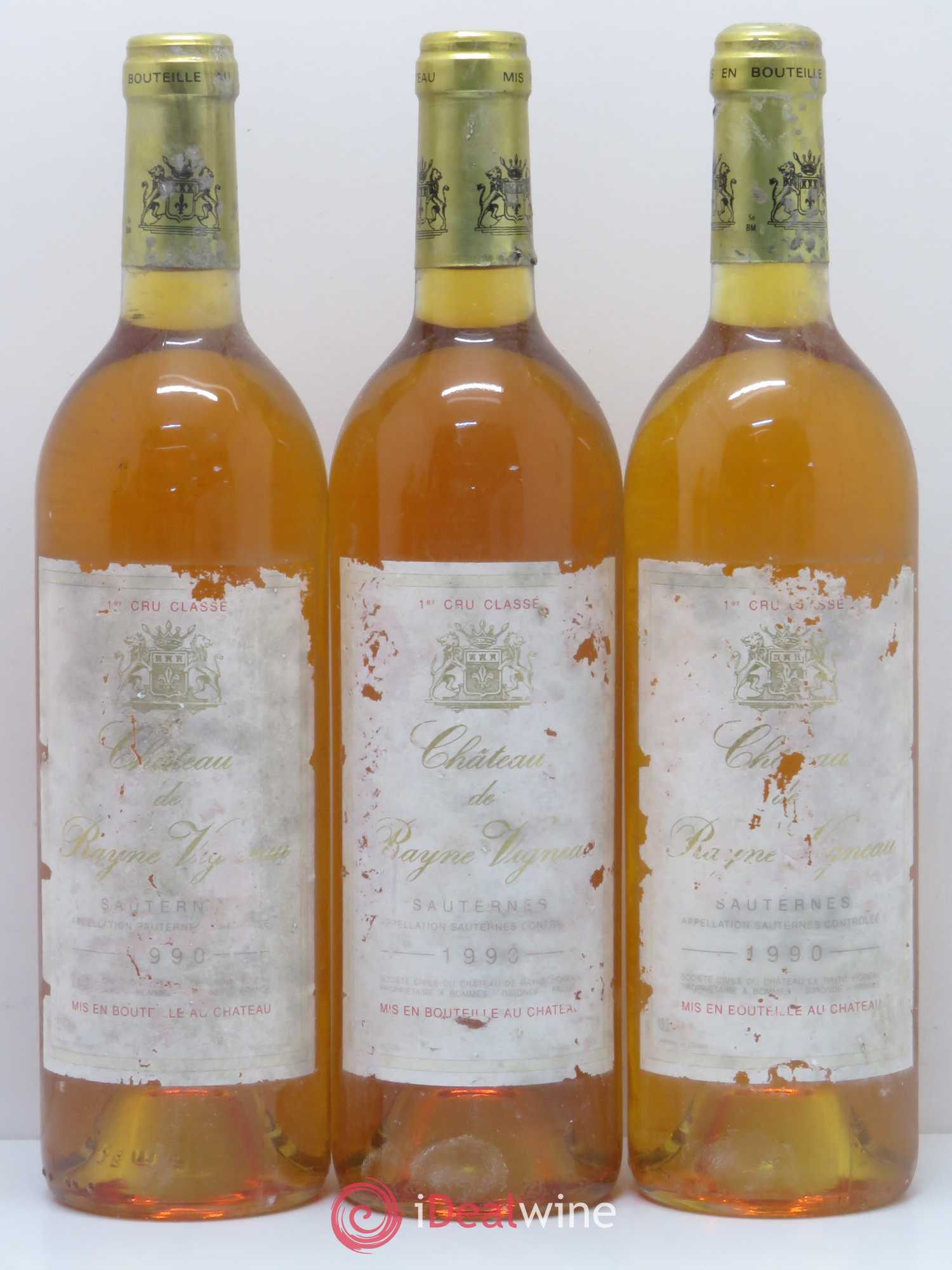 Château de Rayne Vigneau 1er Grand Cru Classé 1990 - Lotto di 6 bottiglie - 1