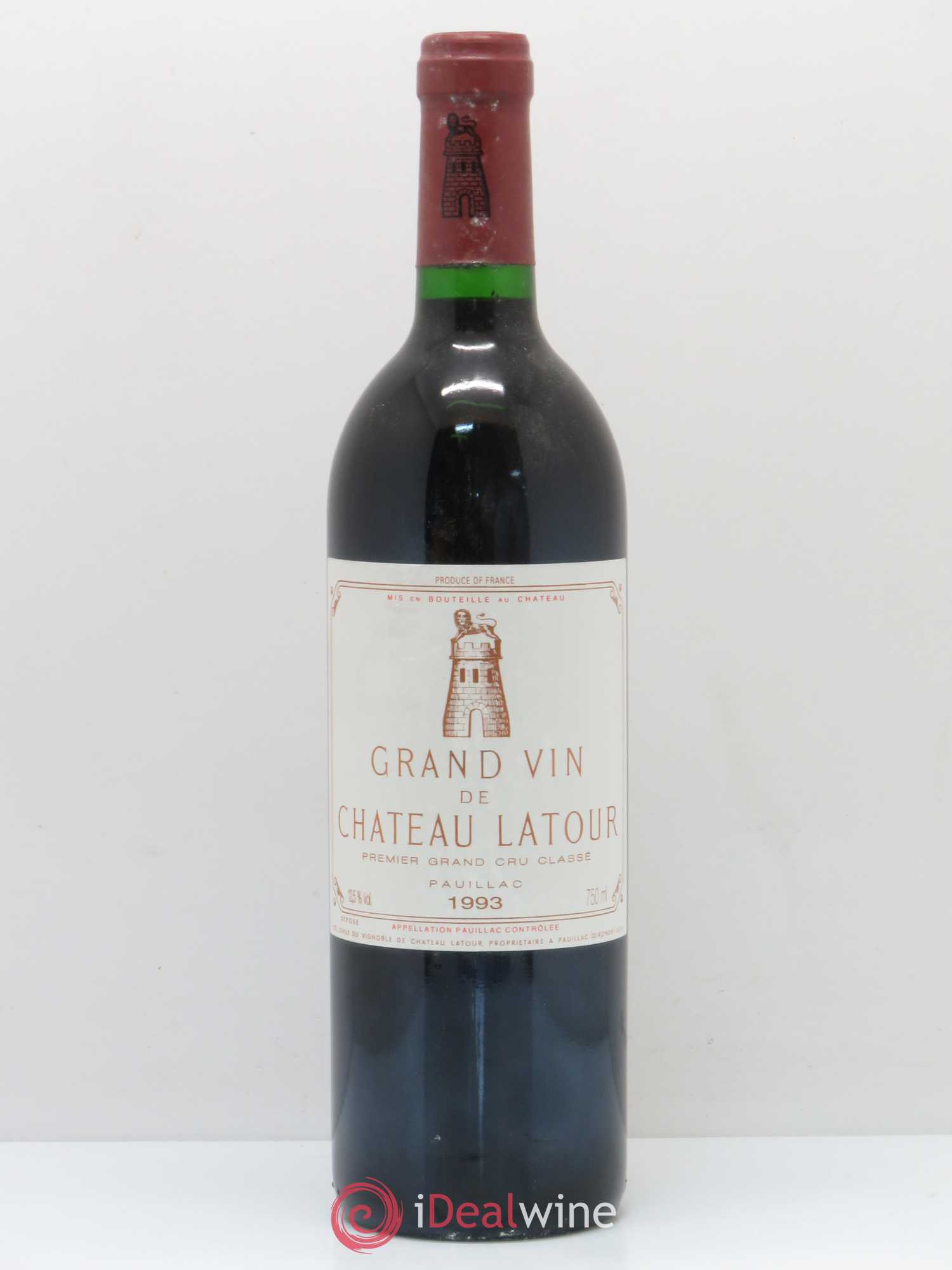 Château Latour 1er Grand Cru Classé 1993 - Lot de 1 bouteille - 0