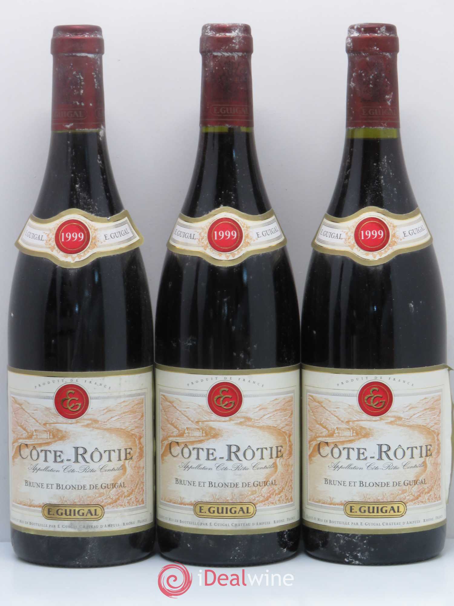 Côte-Rôtie Côtes Brune et Blonde Guigal 1999 - Lot de 6 bouteilles - 1
