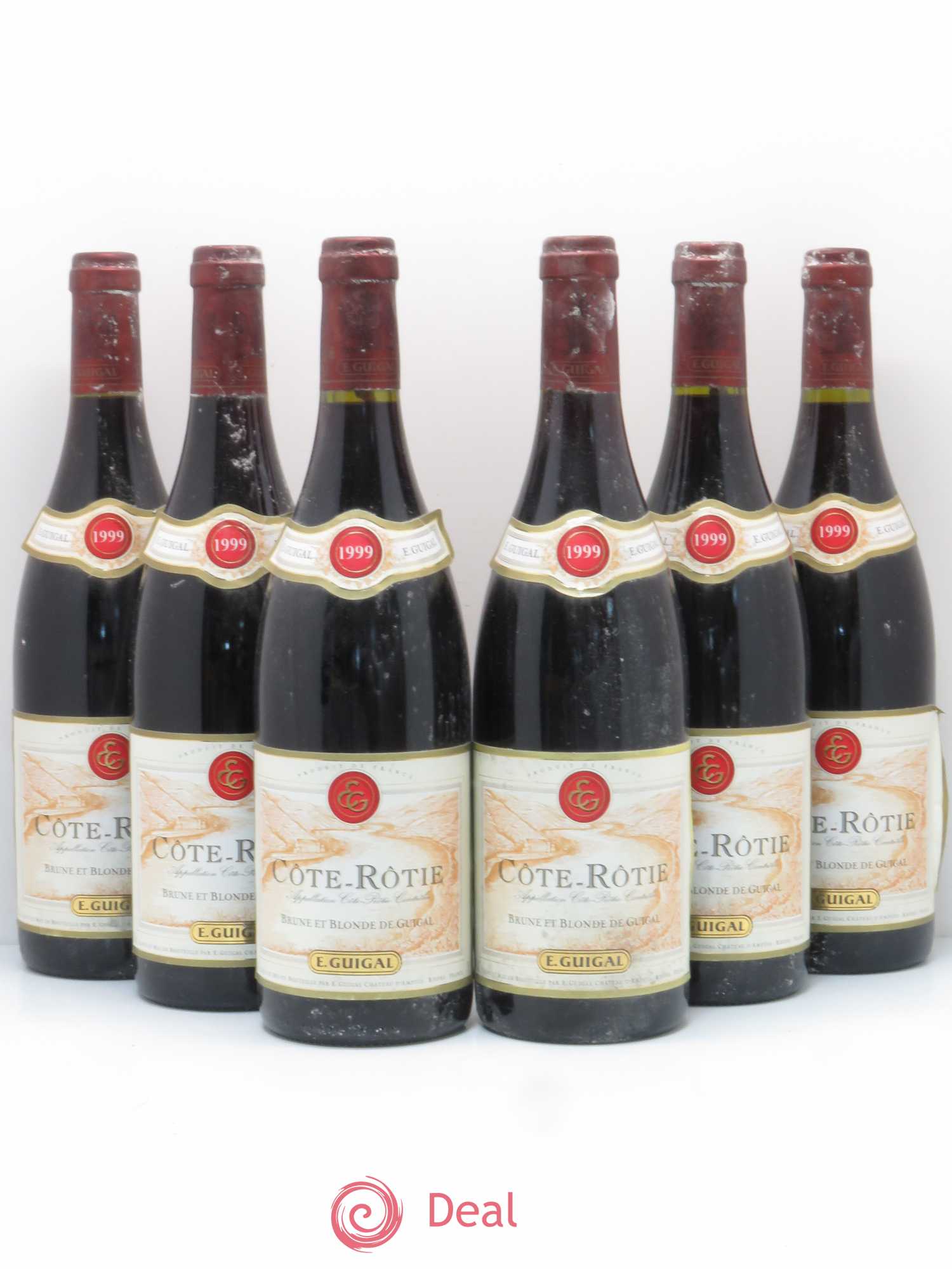 Côte-Rôtie Côtes Brune et Blonde Guigal 1999 - Lot de 6 bouteilles - 0