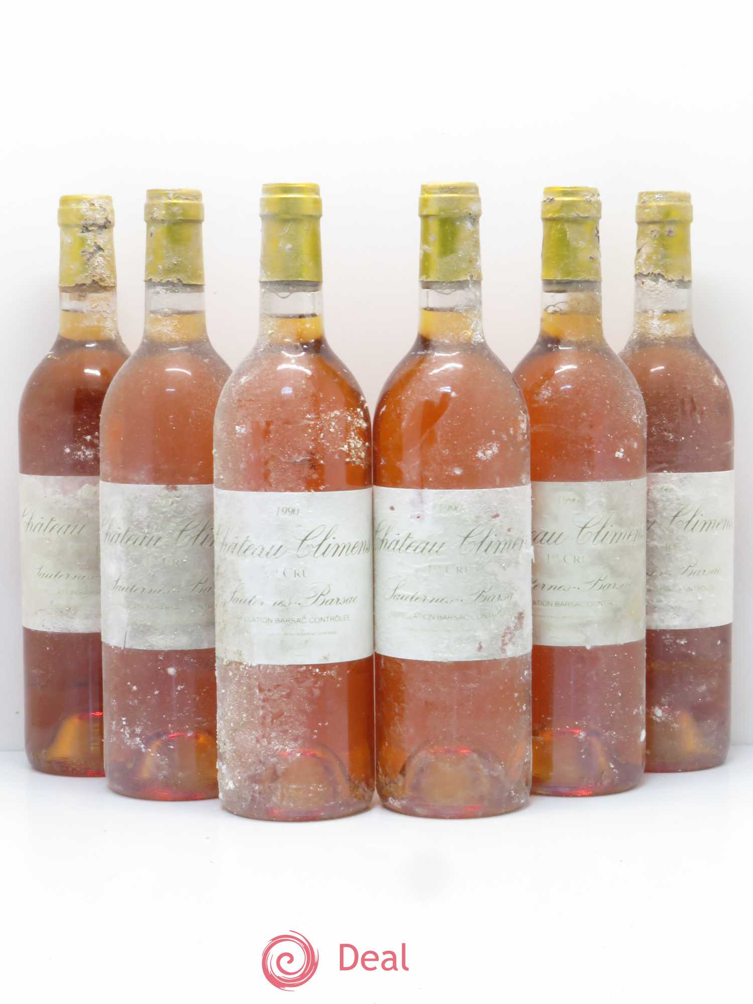 Château Climens 1er Grand Cru Classé 1990 - Lotto di 6 bottiglie - 0