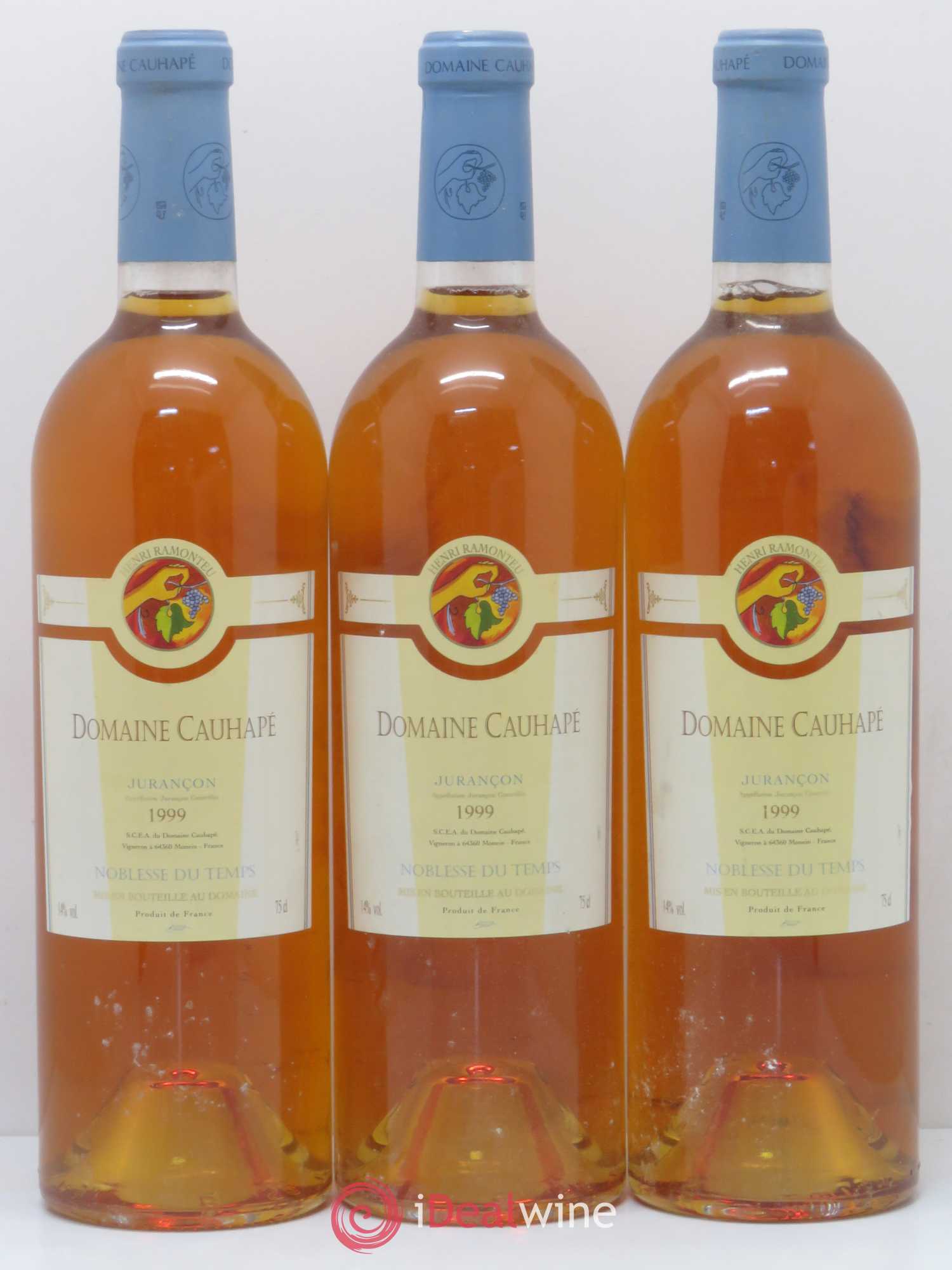 Jurançon Noblesse du temps Cauhapé (Domaine) 1999 - Lotto di 3 bottiglie - 0