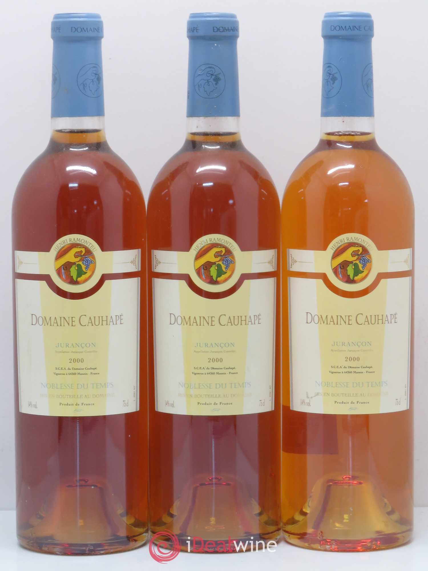 Jurançon Noblesse du temps Cauhapé (Domaine) 2000 - Lotto di 3 bottiglie - 0