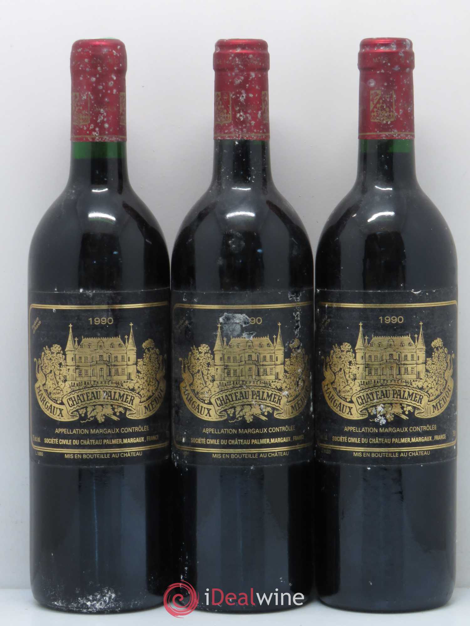 Château Palmer 3ème Grand Cru Classé 1990 - Lot de 6 bouteilles - 2