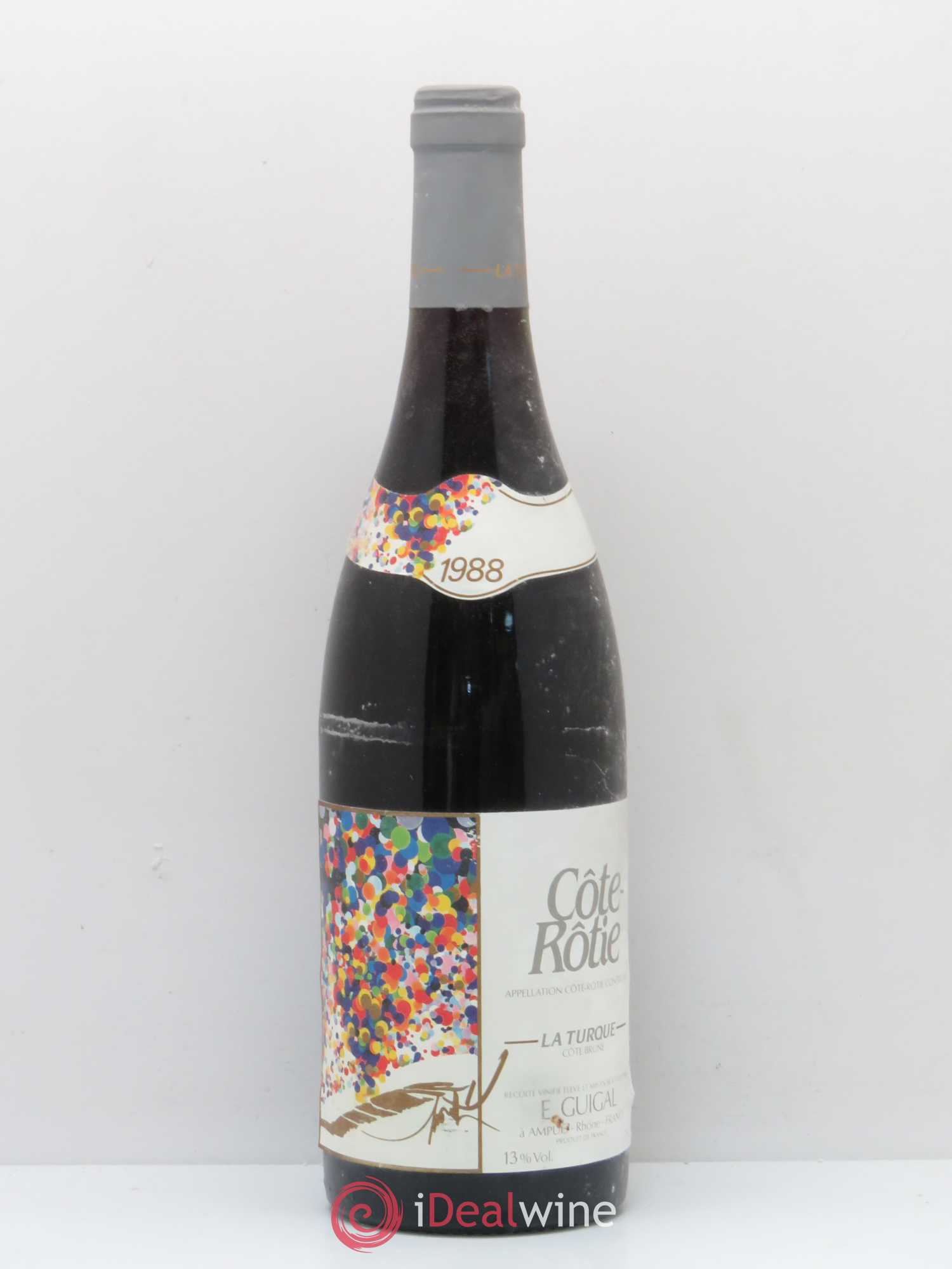 Côte-Rôtie La Turque Guigal 1988 - Lot de 1 bouteille - 0
