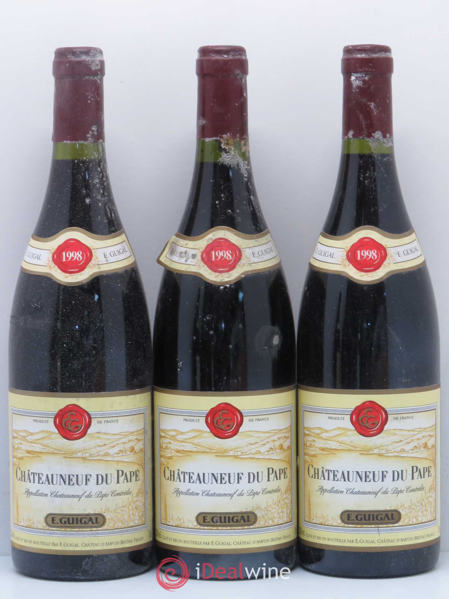 Châteauneuf-du-Pape Guigal 1998 - Lot de 6 bouteilles - 1