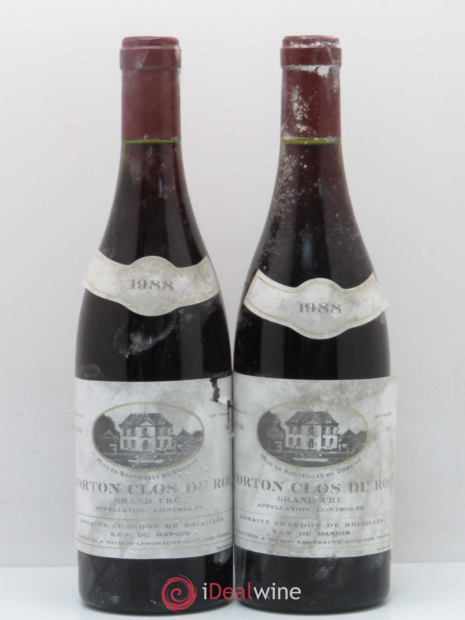 Corton Grand Cru Clos du Roi Chandon De Briailles 1988 - Posten von 2 Flaschen - 0