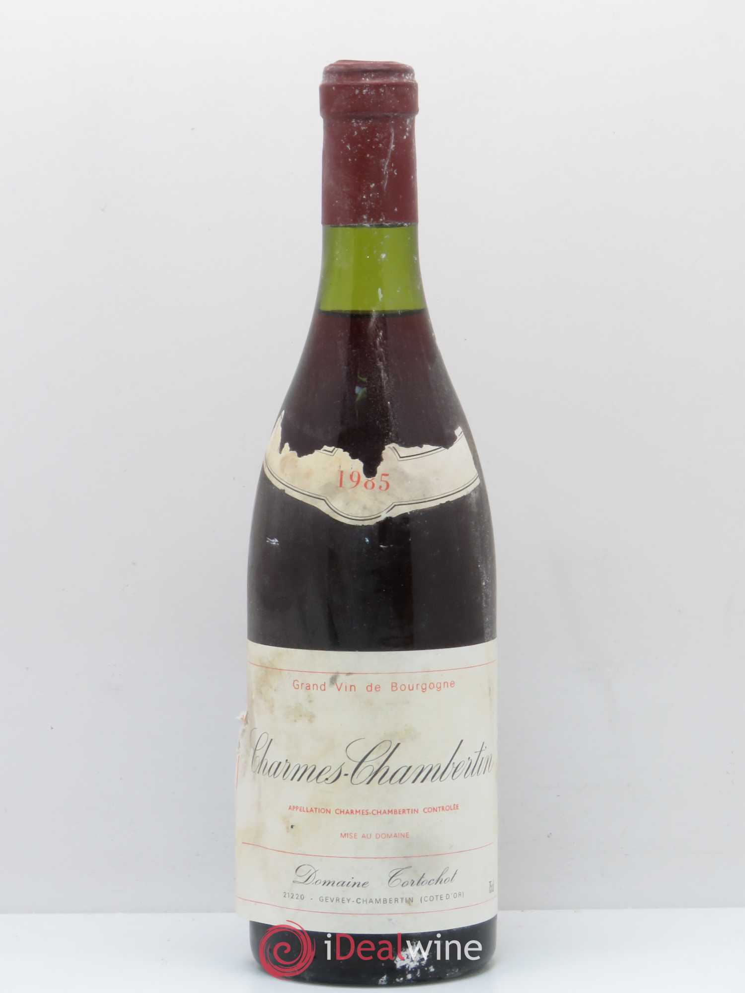 Charmes-Chambertin Grand Cru Tortochot (Domaine) 1985 - Lot de 1 bouteille - 0