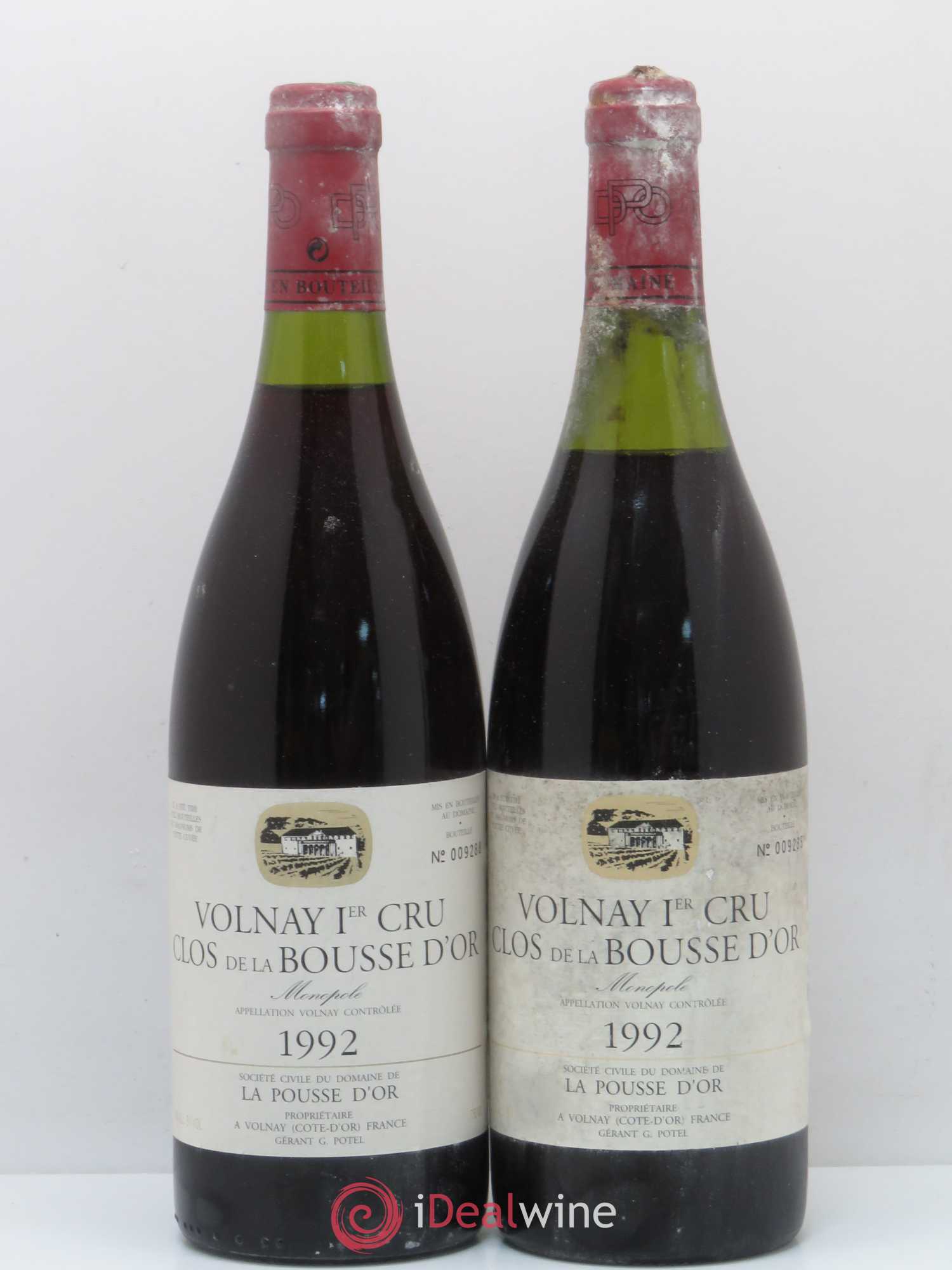 Volnay 1er Cru Clos de la Bousse d'Or La Pousse d'Or (Domaine de) 1992 - Lot de 2 bouteilles - 0