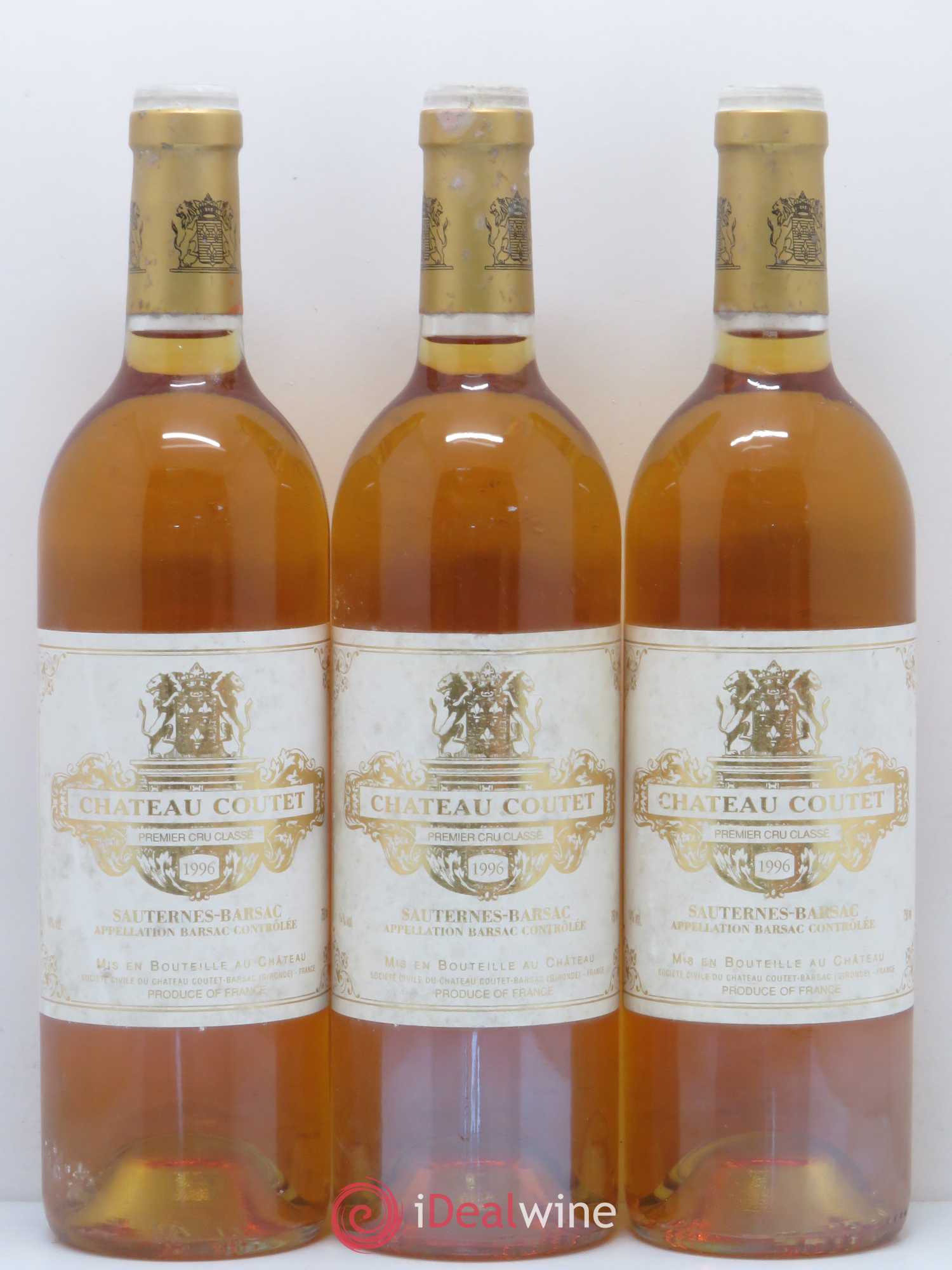 Château Coutet 1er Grand Cru Classé 1996 - Lot of 6 bottles - 2