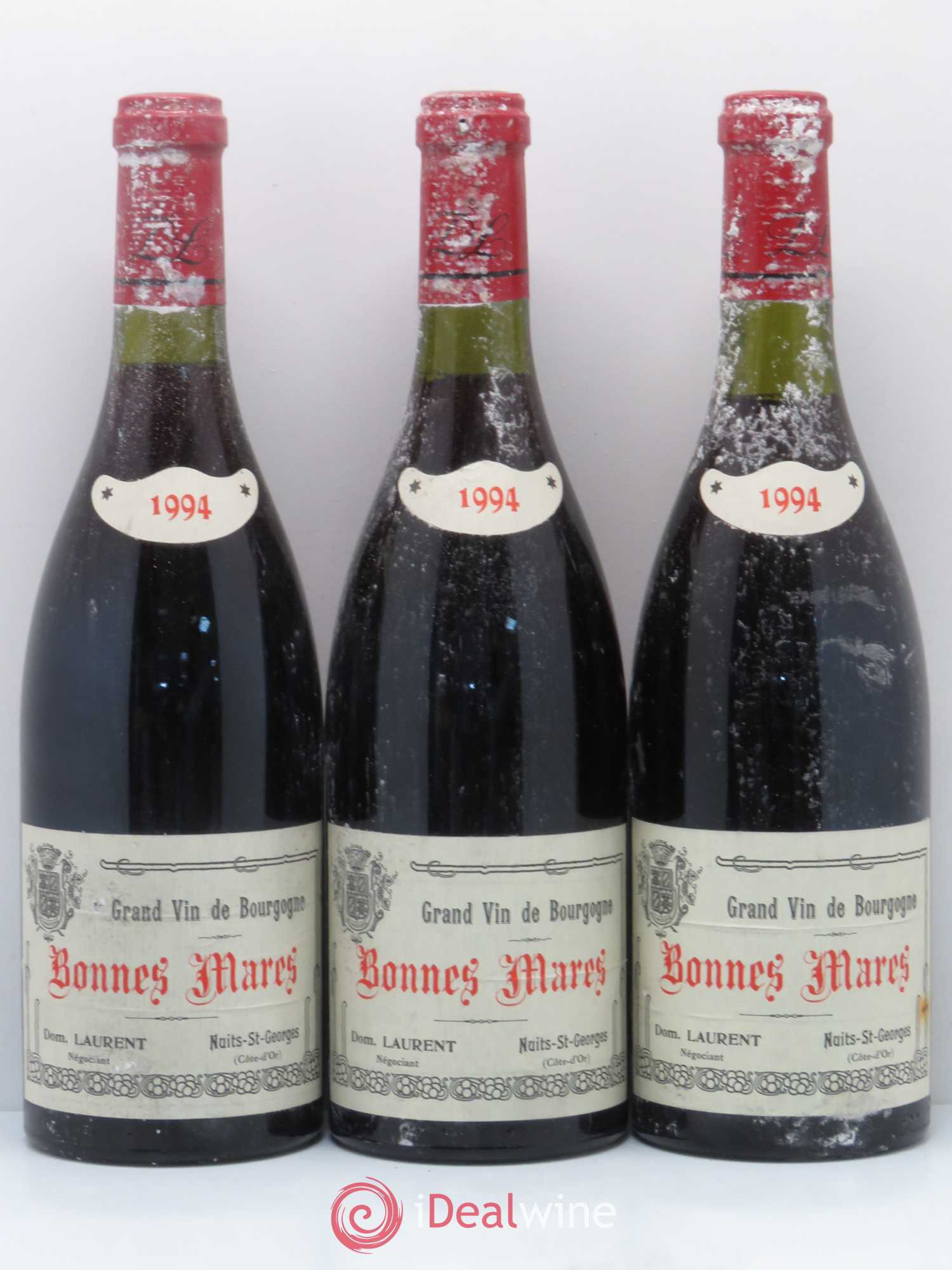 Bonnes-Mares Grand Cru Dominique Laurent 1994 - Lot de 3 bouteilles - 0