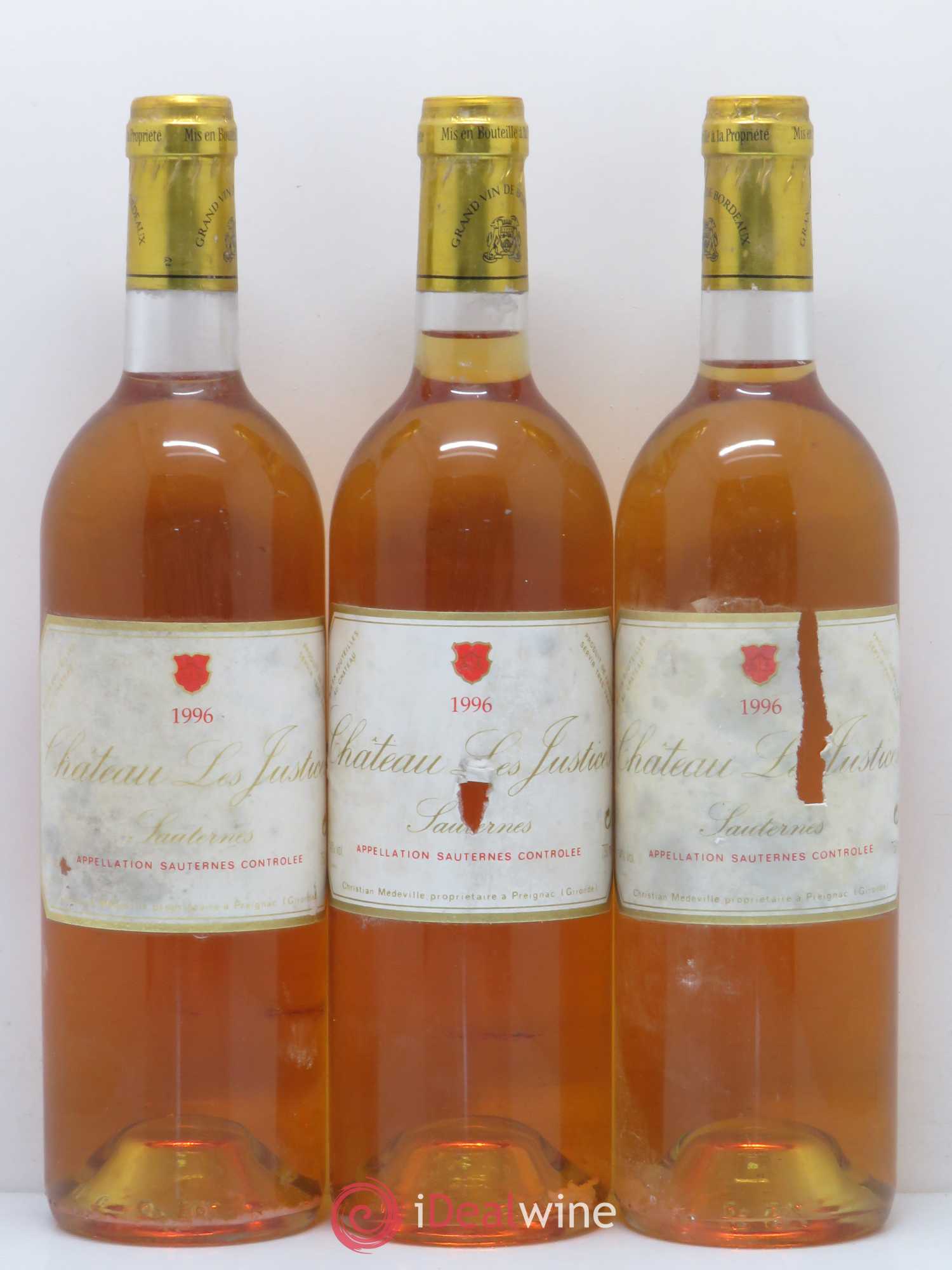 Château les Justices Cru Bourgeois 1996 - Lotto di 6 bottiglie - 2