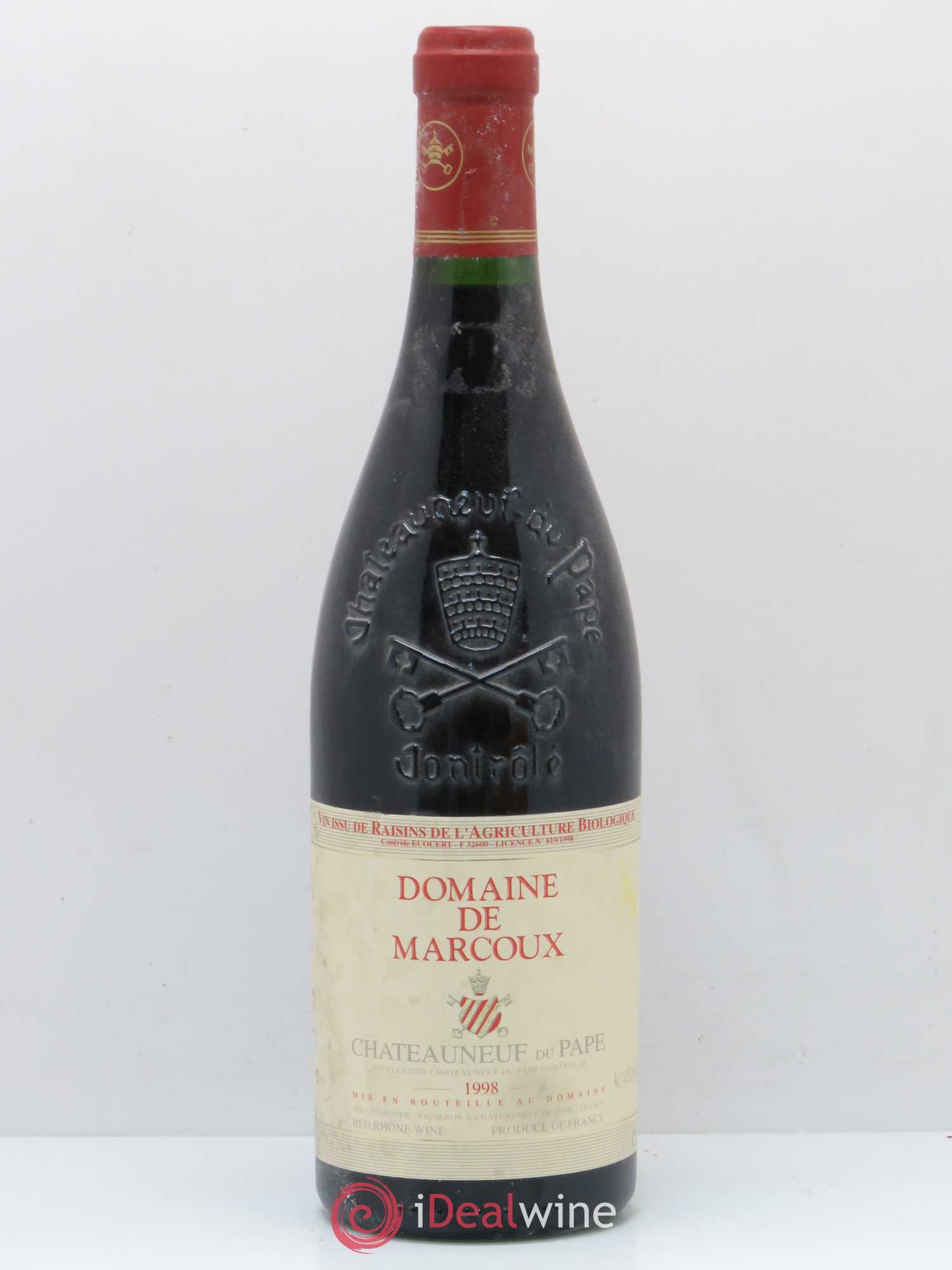 Châteauneuf-du-Pape Marcoux (Domaine de) 1998 - Lot de 1 bouteille - 0