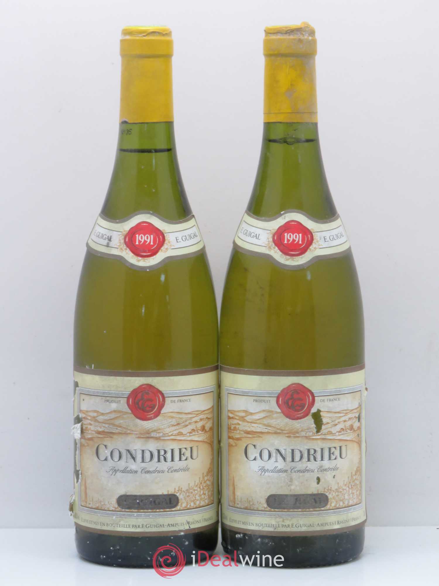 Condrieu Guigal 1991 - Lot de 2 bouteilles - 0