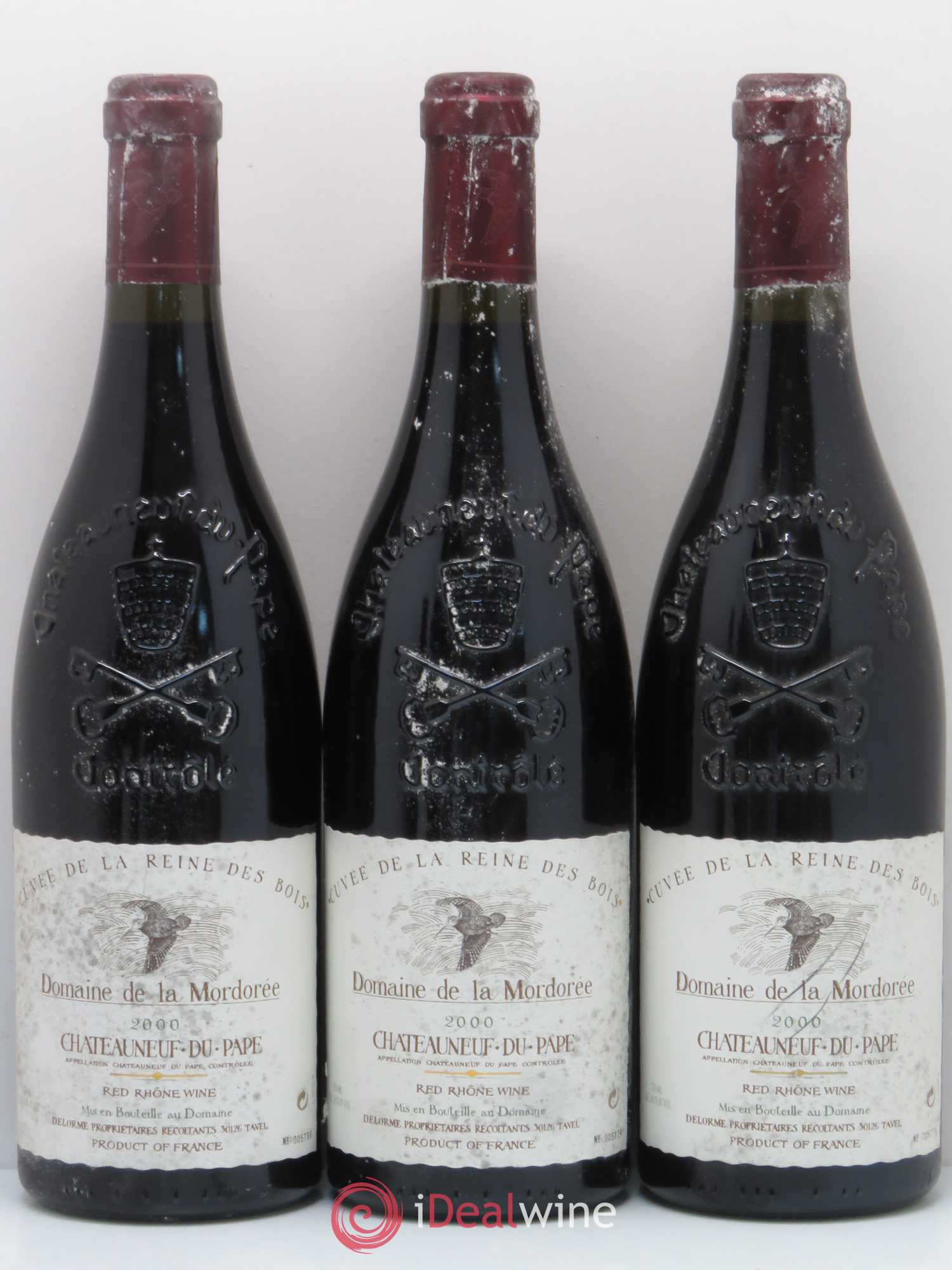 Châteauneuf-du-Pape  Cuvée de la Reine des Bois La Mordorée (Domaine de) 2000 - Lot de 6 bouteilles - 1