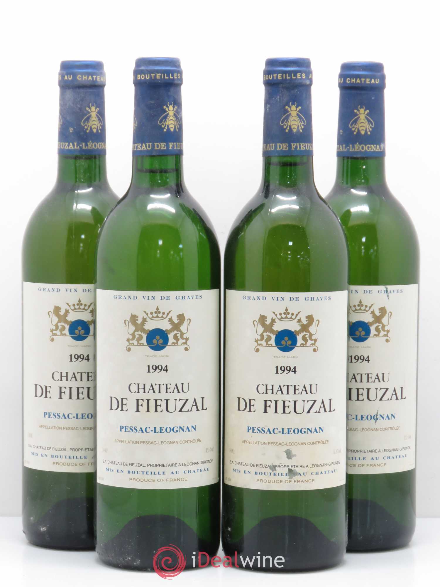 Château de Fieuzal 1994 - Lot de 4 bouteilles - 0
