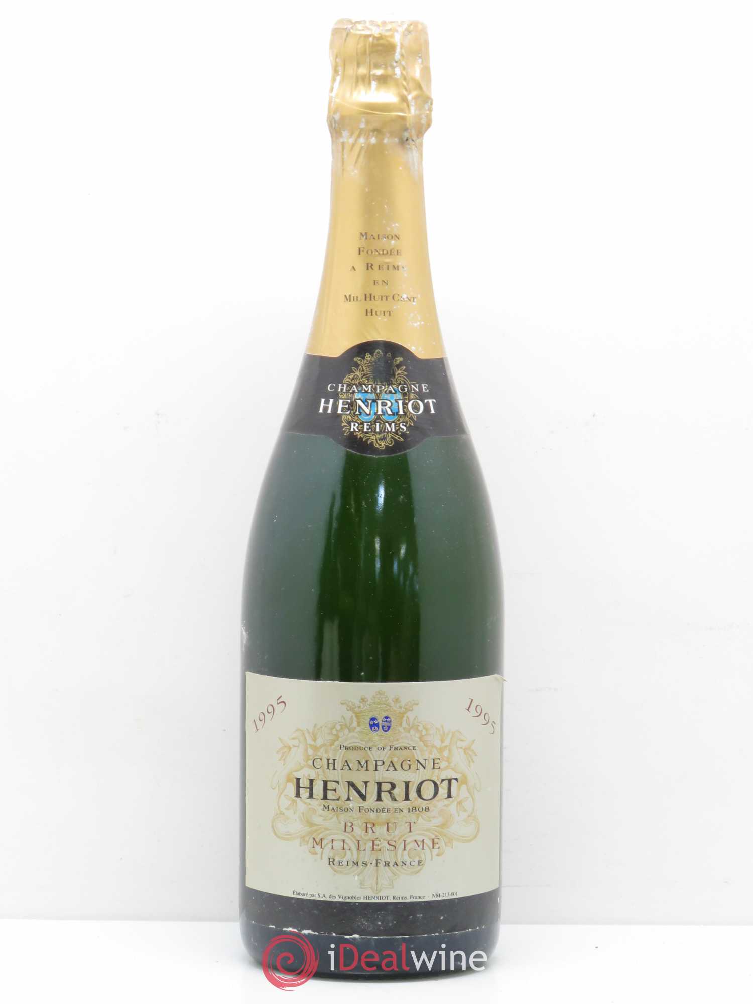 Brut Millésimé Henriot 1995 - Lot de 1 bouteille - 0
