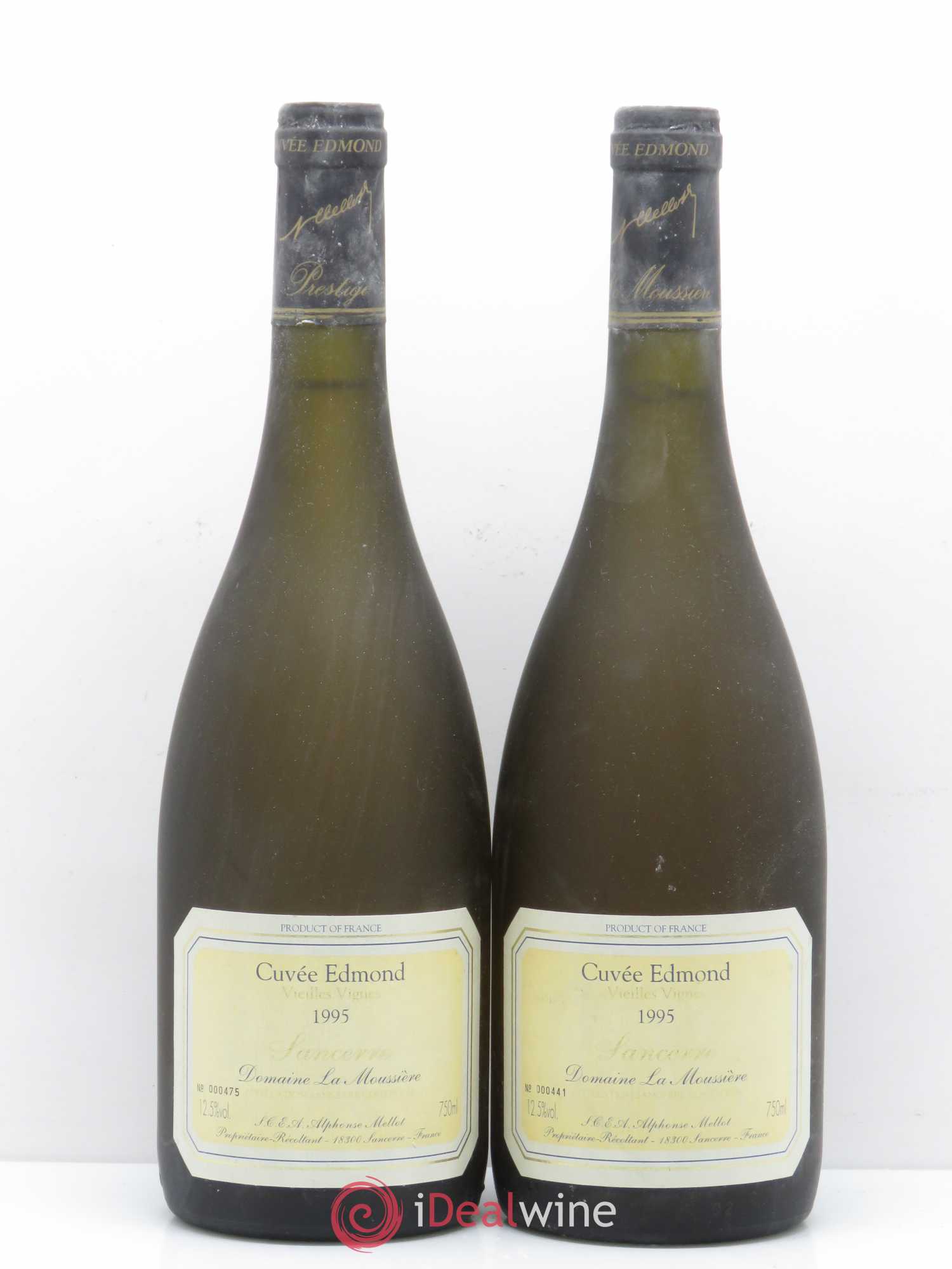 Sancerre Cuvée Edmond Alphonse Mellot 1995 - Lot de 2 bouteilles - 0