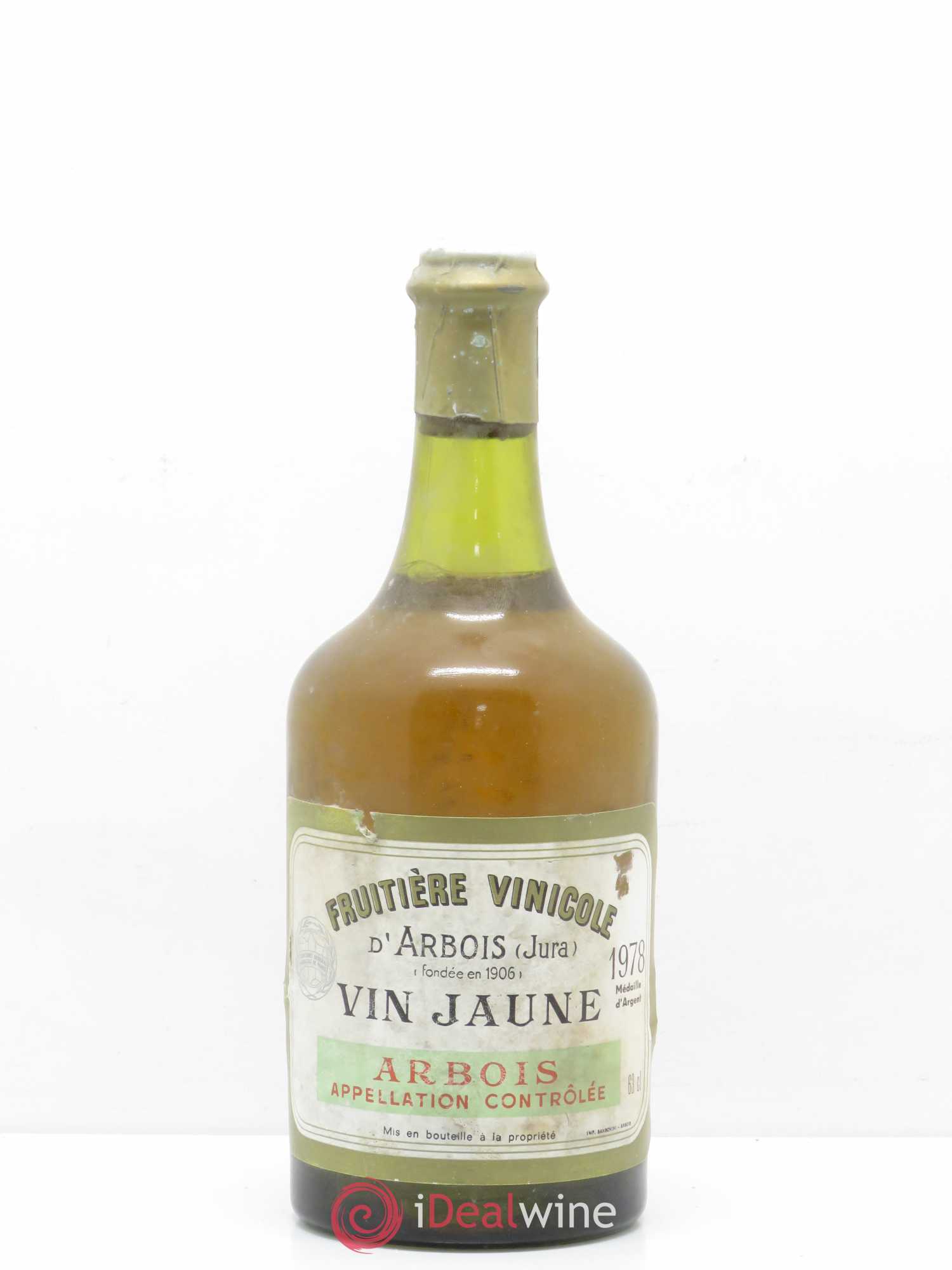Arbois Vin Jaune Fruitière Vinicole d'Arbois 1978 - Lot de 1 bouteille - 0