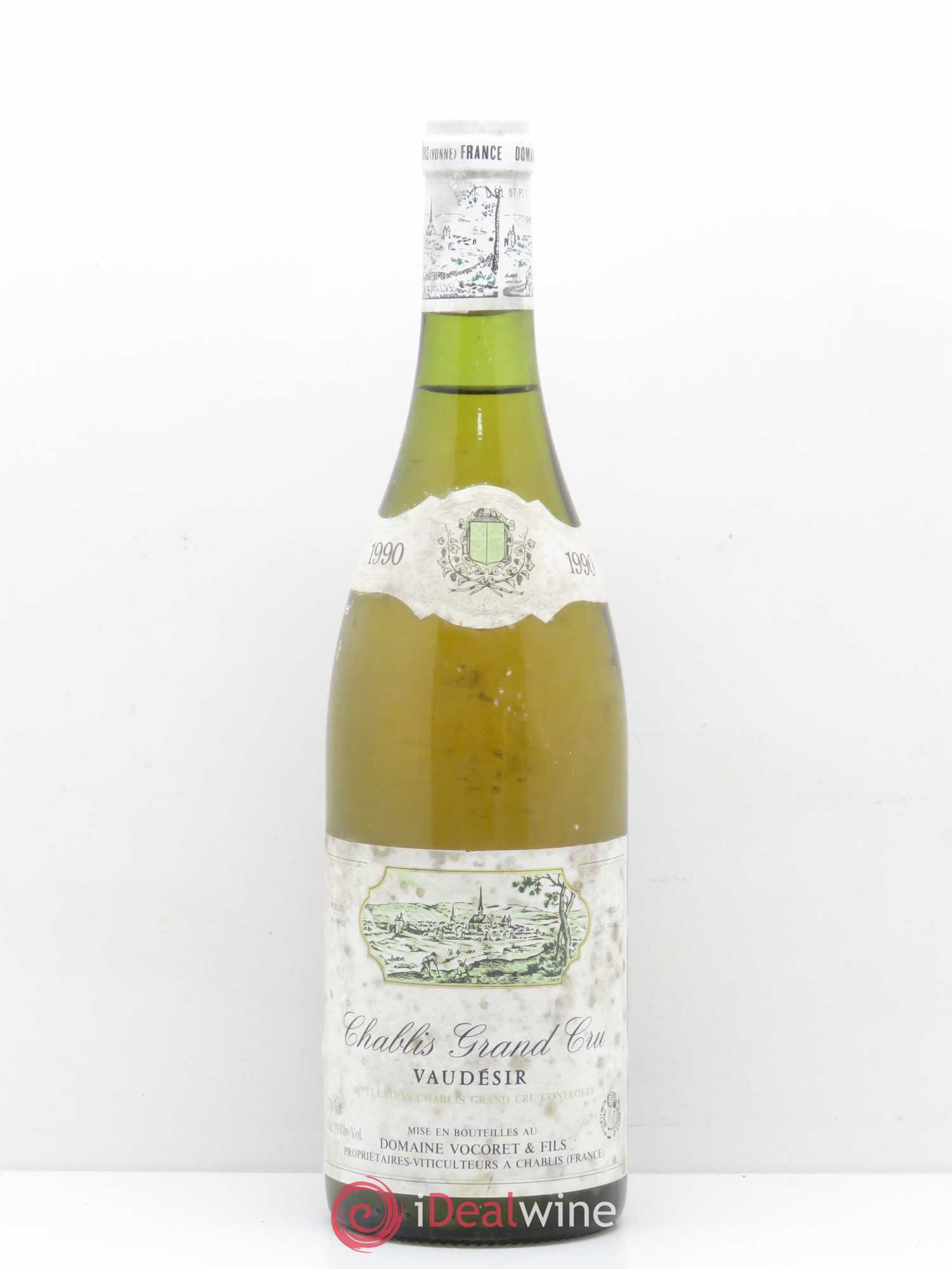 Chablis Grand Cru Vaudésir Domaine Vocoret et fils 1990 - Posten von 1 Flasche - 0