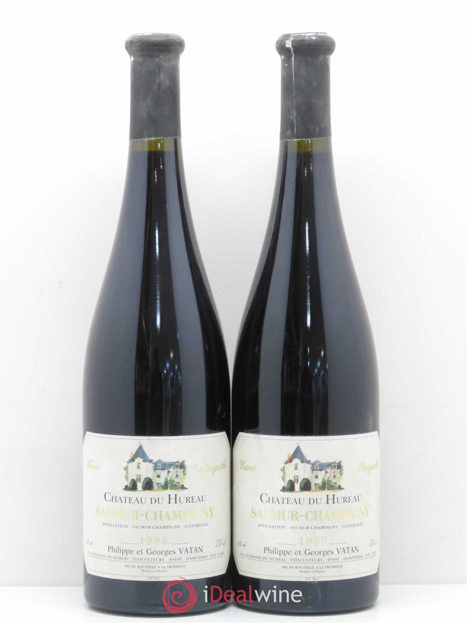 Saumur-Champigny Cuvée Lisagathe Domaine du Hureau 1998 - Posten von 2 Flaschen - 0