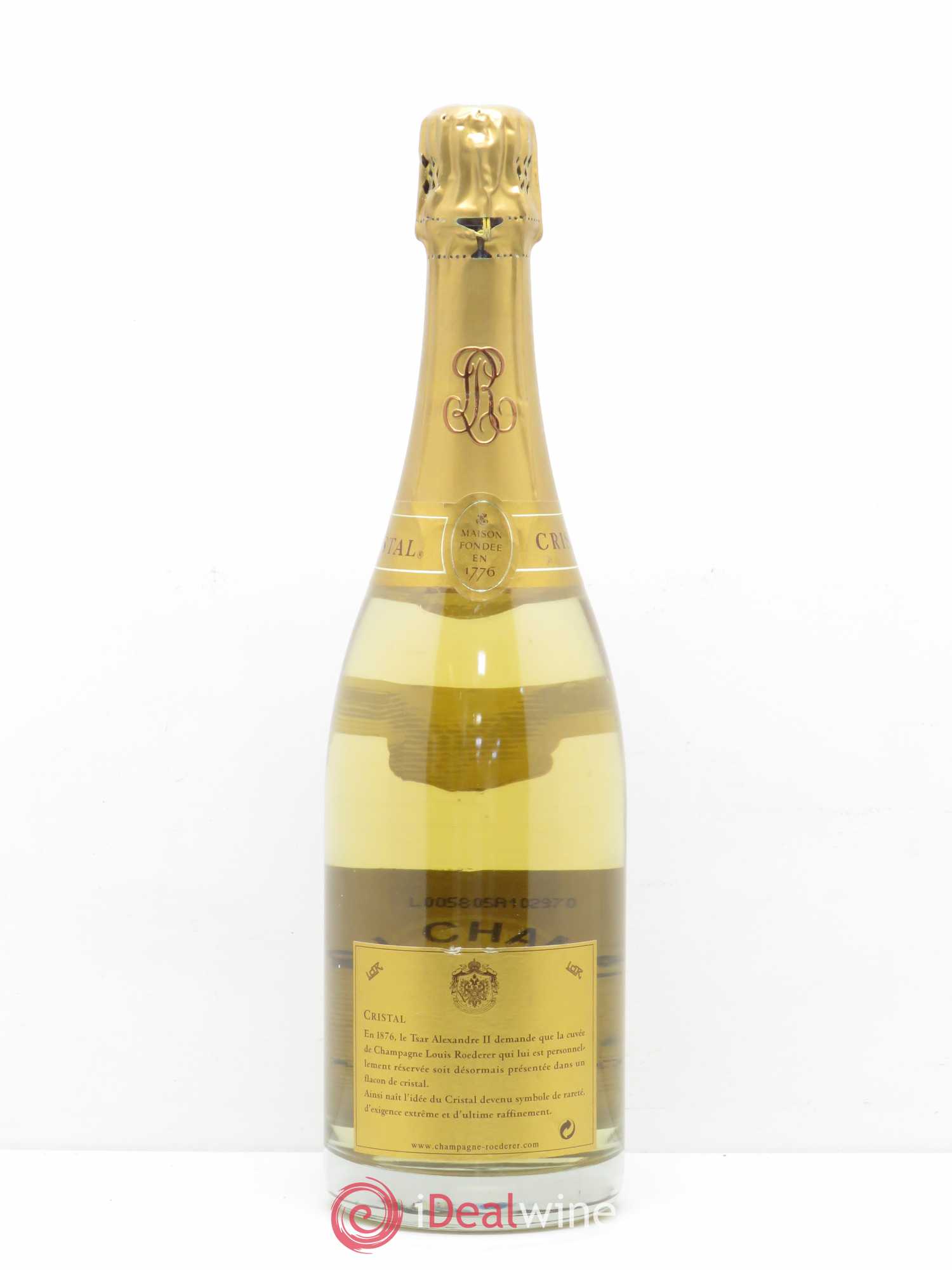 Cristal Louis Roederer 1999 - Lot de 1 bouteille - 1
