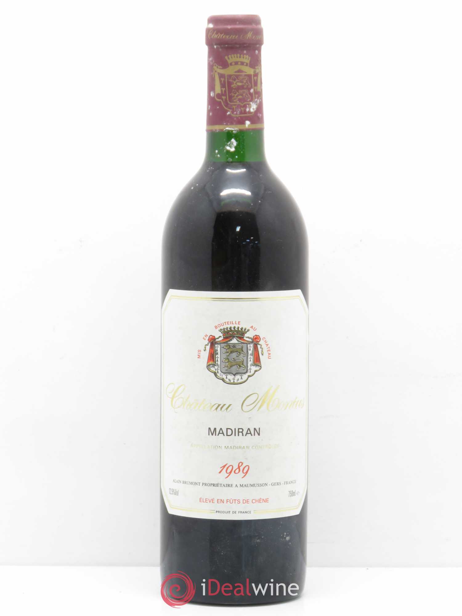 Madiran Château Montus Alain Brumont 1989 - Lot de 1 bouteille - 0