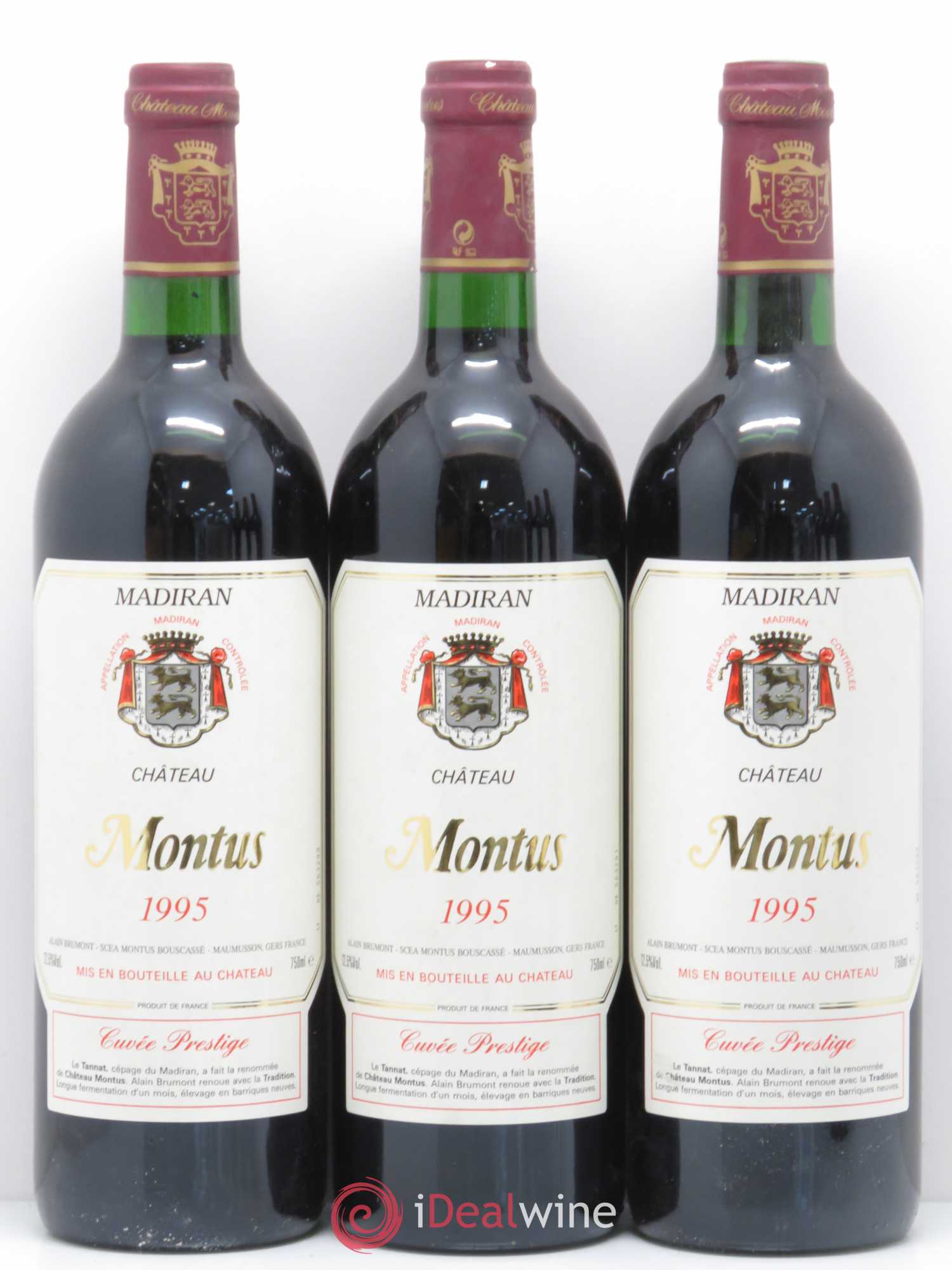 Madiran Château Montus-Prestige Alain Brumont 1995 - Lot de 6 bouteilles - 2