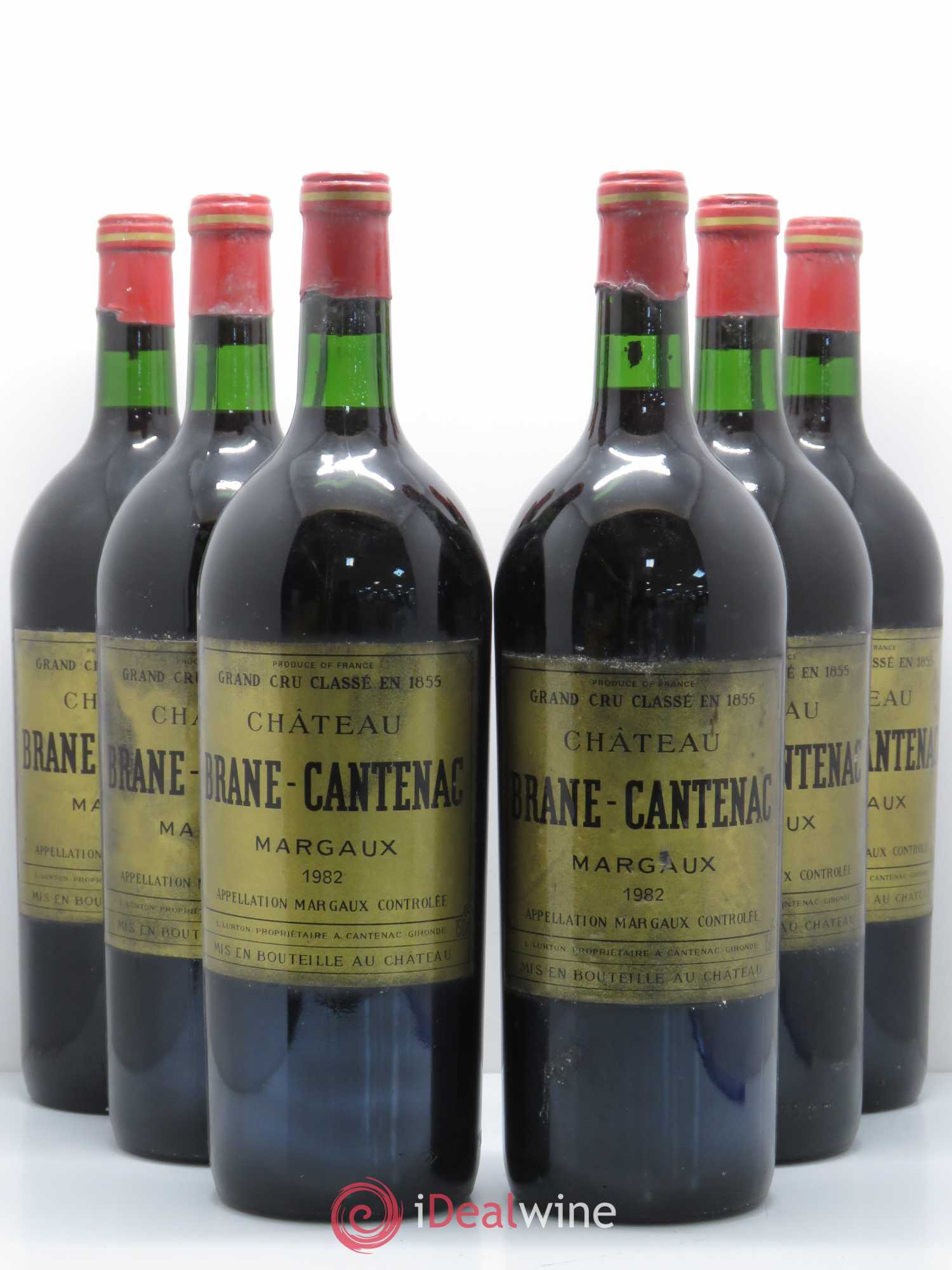 Château Brane Cantenac 2ème Grand Cru Classé 1982 - Lot de 6 magnums - 0