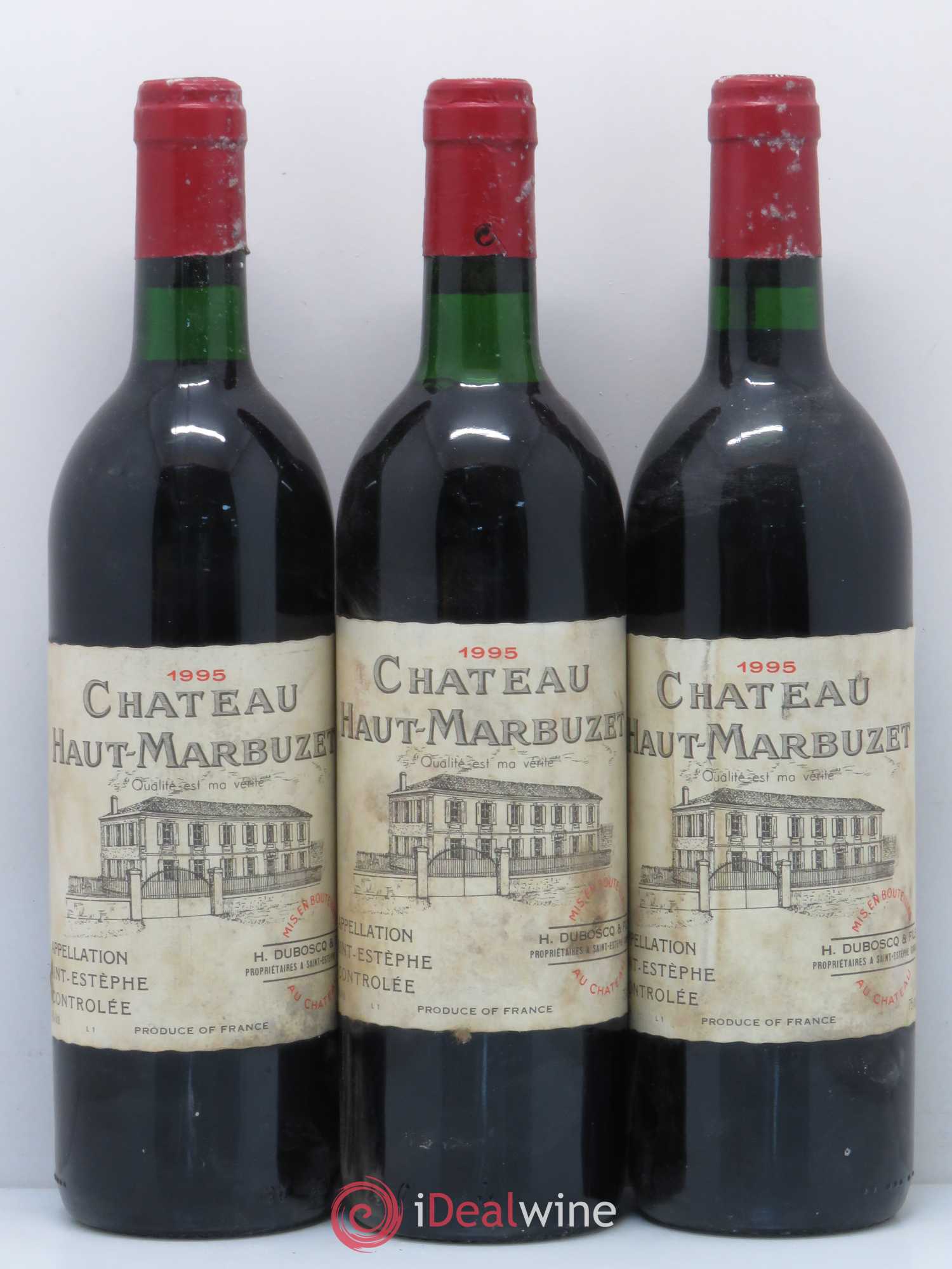 Château Haut Marbuzet 1995 - Lot de 12 bouteilles - 2