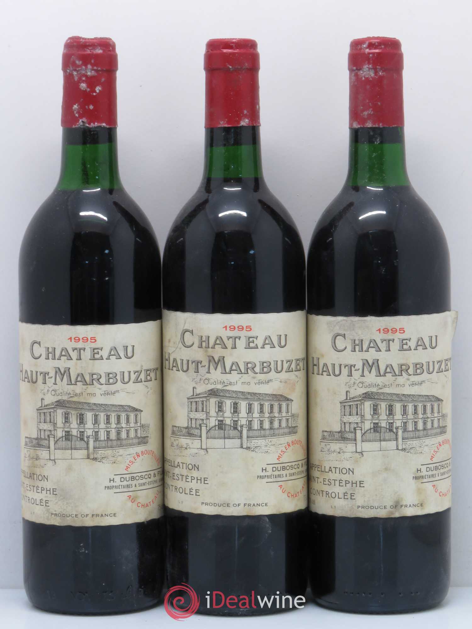 Château Haut Marbuzet 1995 - Lot de 12 bouteilles - 3