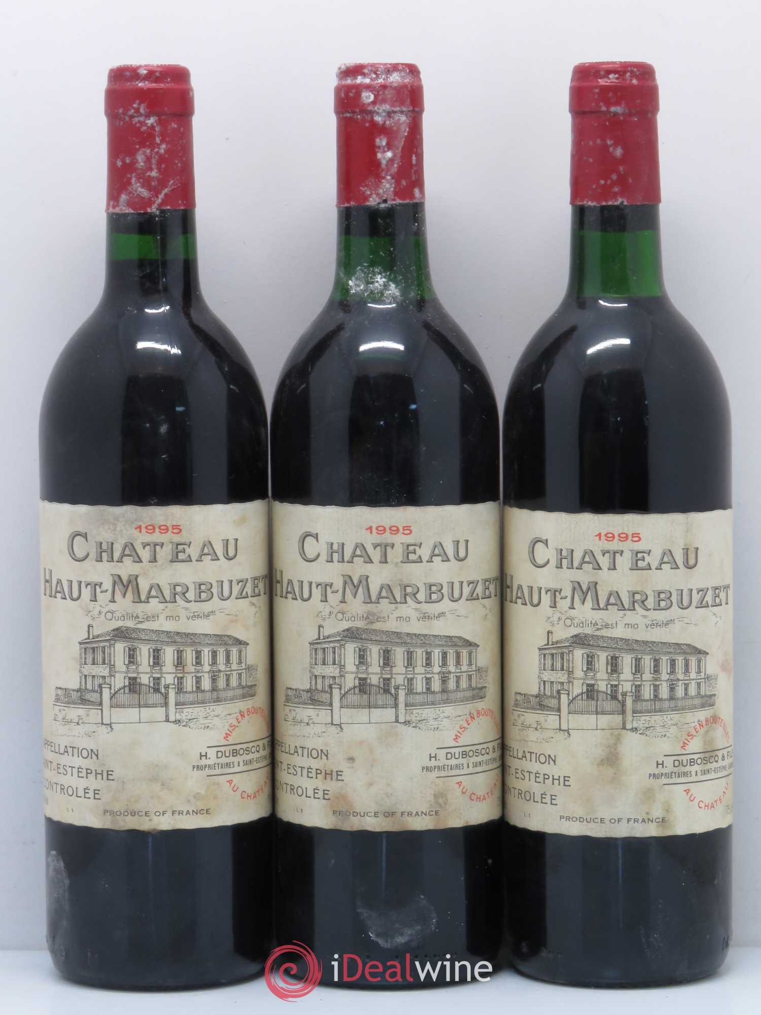 Château Haut Marbuzet 1995 - Lot de 12 bouteilles - 4
