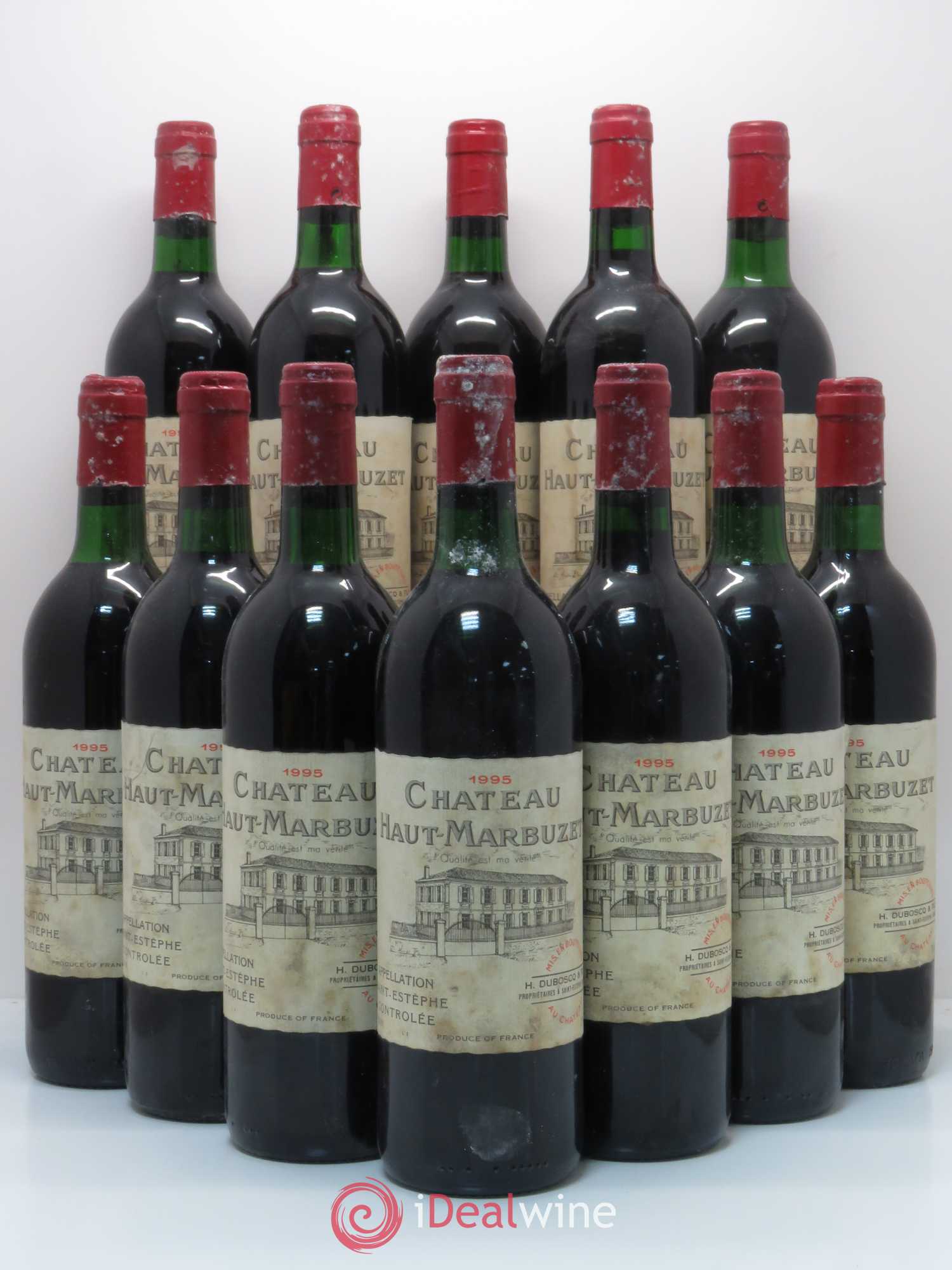 Château Haut Marbuzet 1995 - Lot de 12 bouteilles - 0