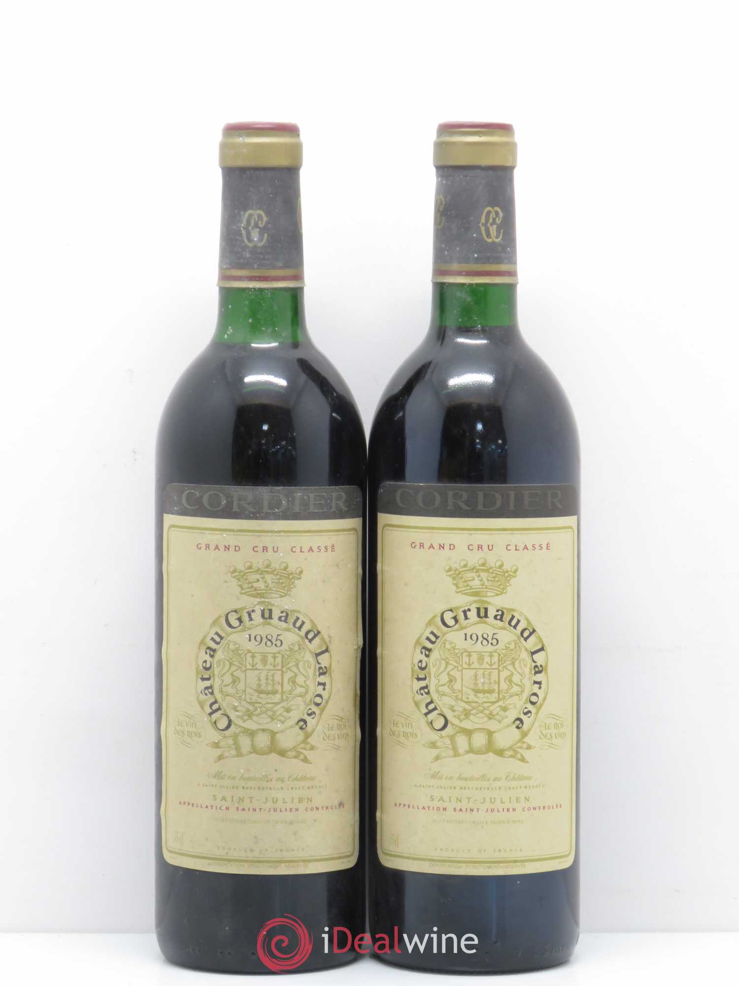 Château Gruaud Larose 2ème Grand Cru Classé 1985 - Lot de 2 bouteilles - 0