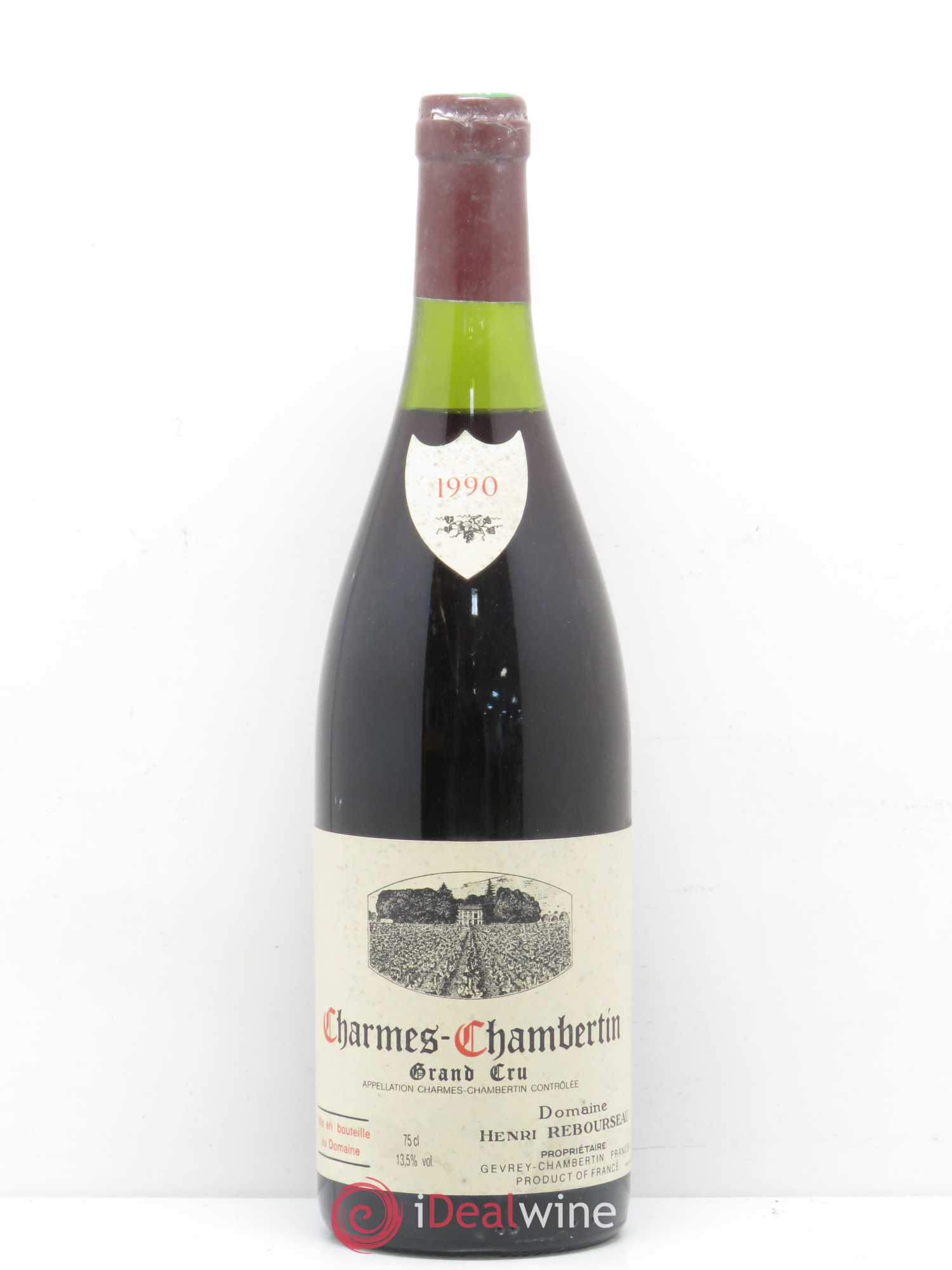 Charmes-Chambertin Grand Cru Henri Rebourseau 1990 - Lot de 1 bouteille - 0