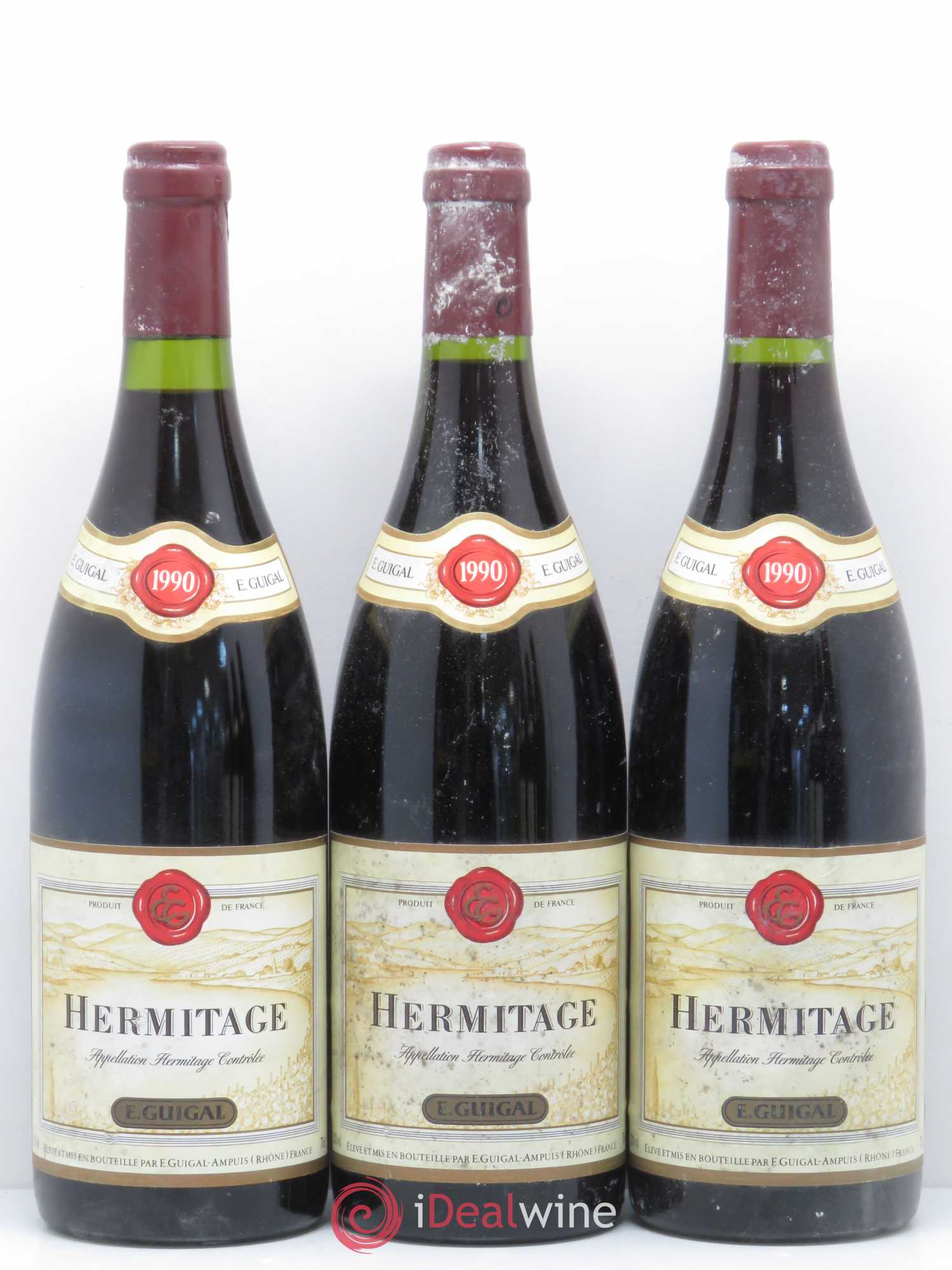 Hermitage Guigal 1990 - Lot de 6 bouteilles - 2