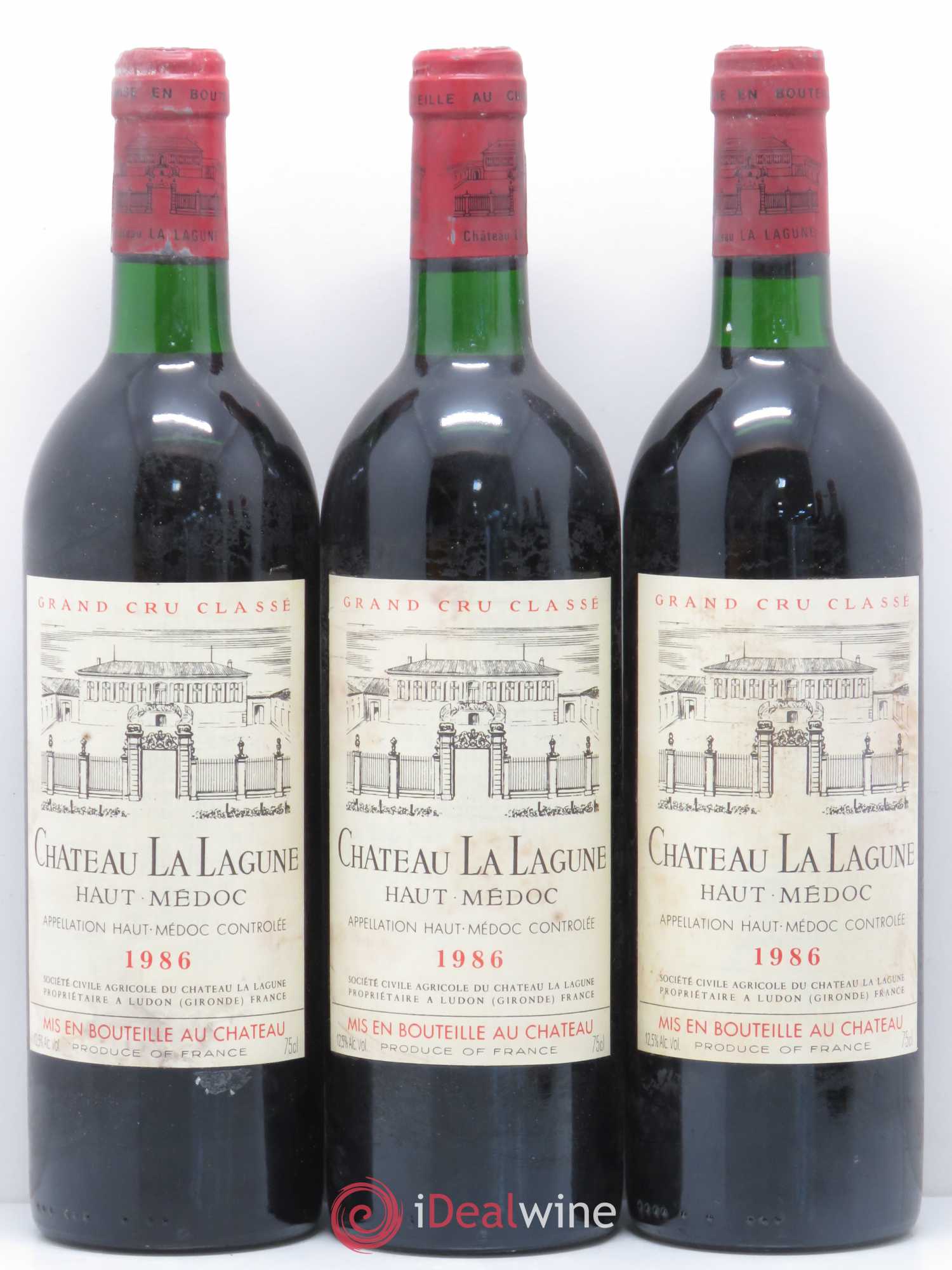 Château la Lagune 3ème Grand Cru Classé 1986 - Lot de 5 bouteilles - 1