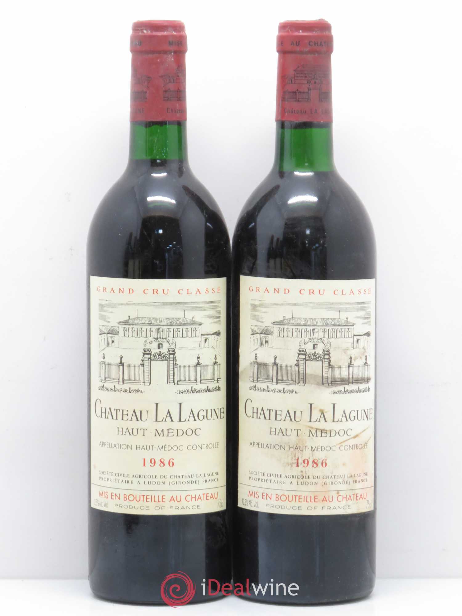 Château la Lagune 3ème Grand Cru Classé 1986 - Lot de 5 bouteilles - 2