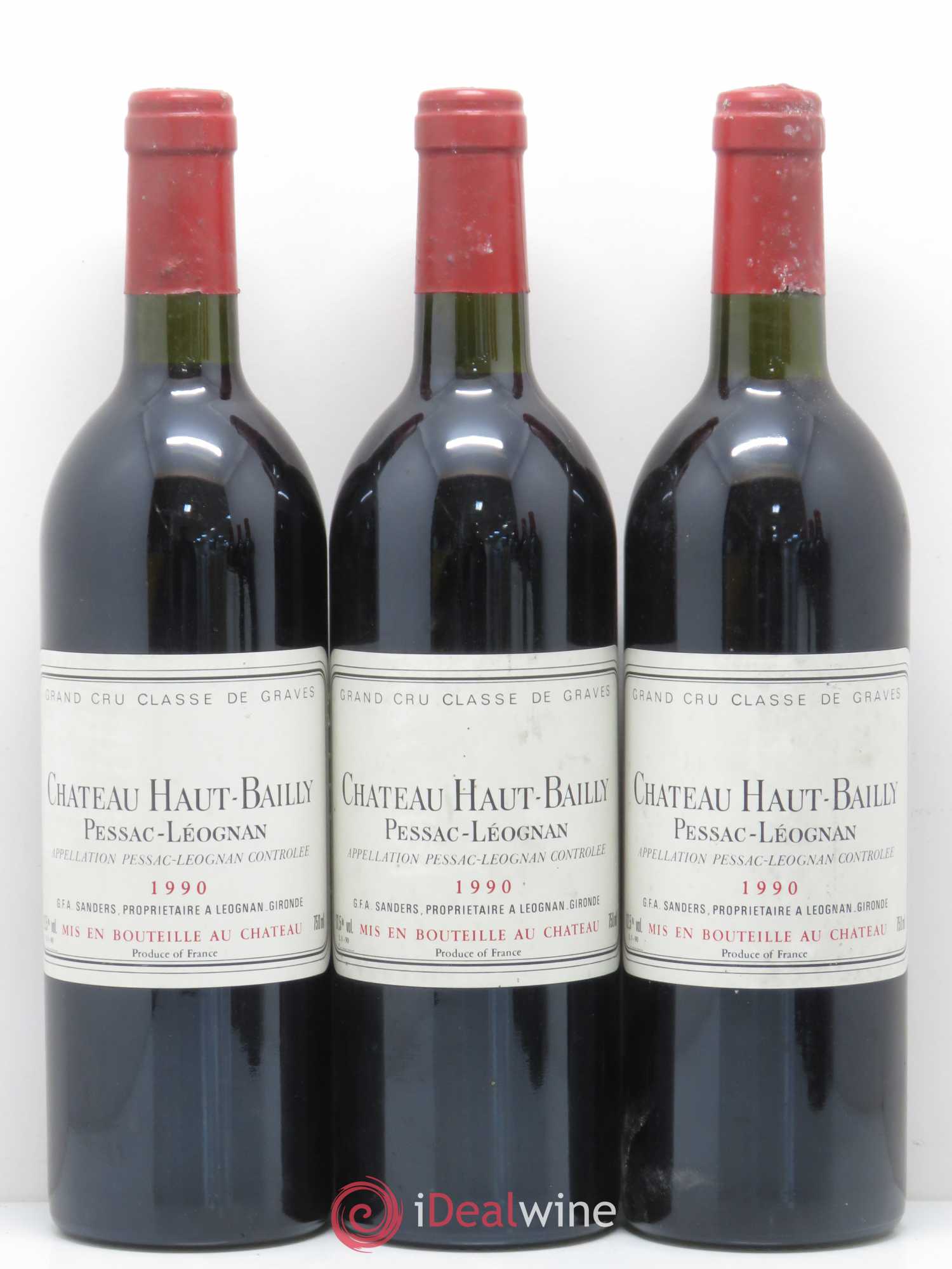 Château Haut-Bailly Cru Classé de Graves 1990 - Lot de 6 bouteilles - 2