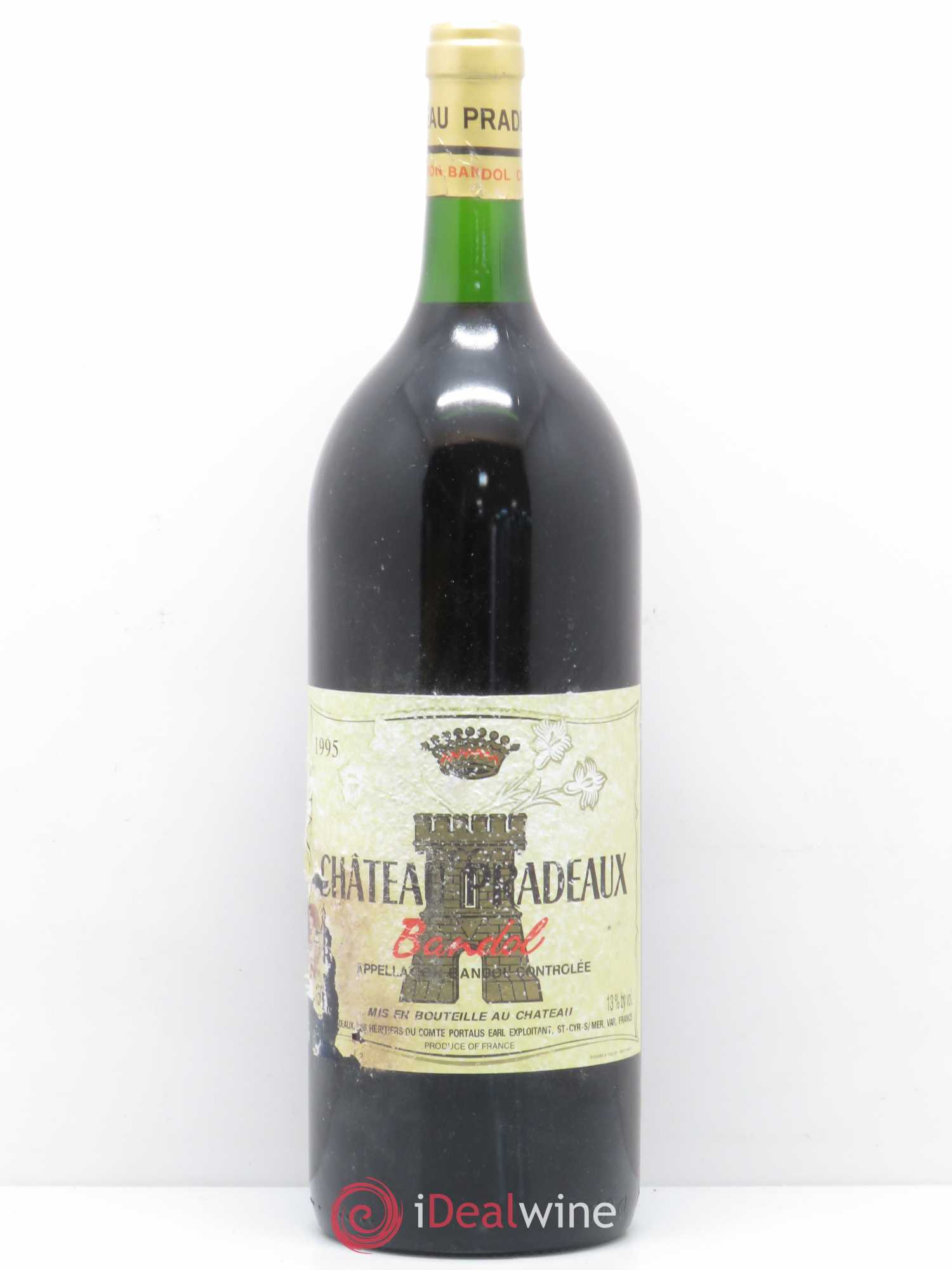 Bandol Château Pradeaux Famille Portalis 1995 - Lot de 1 magnum - 0