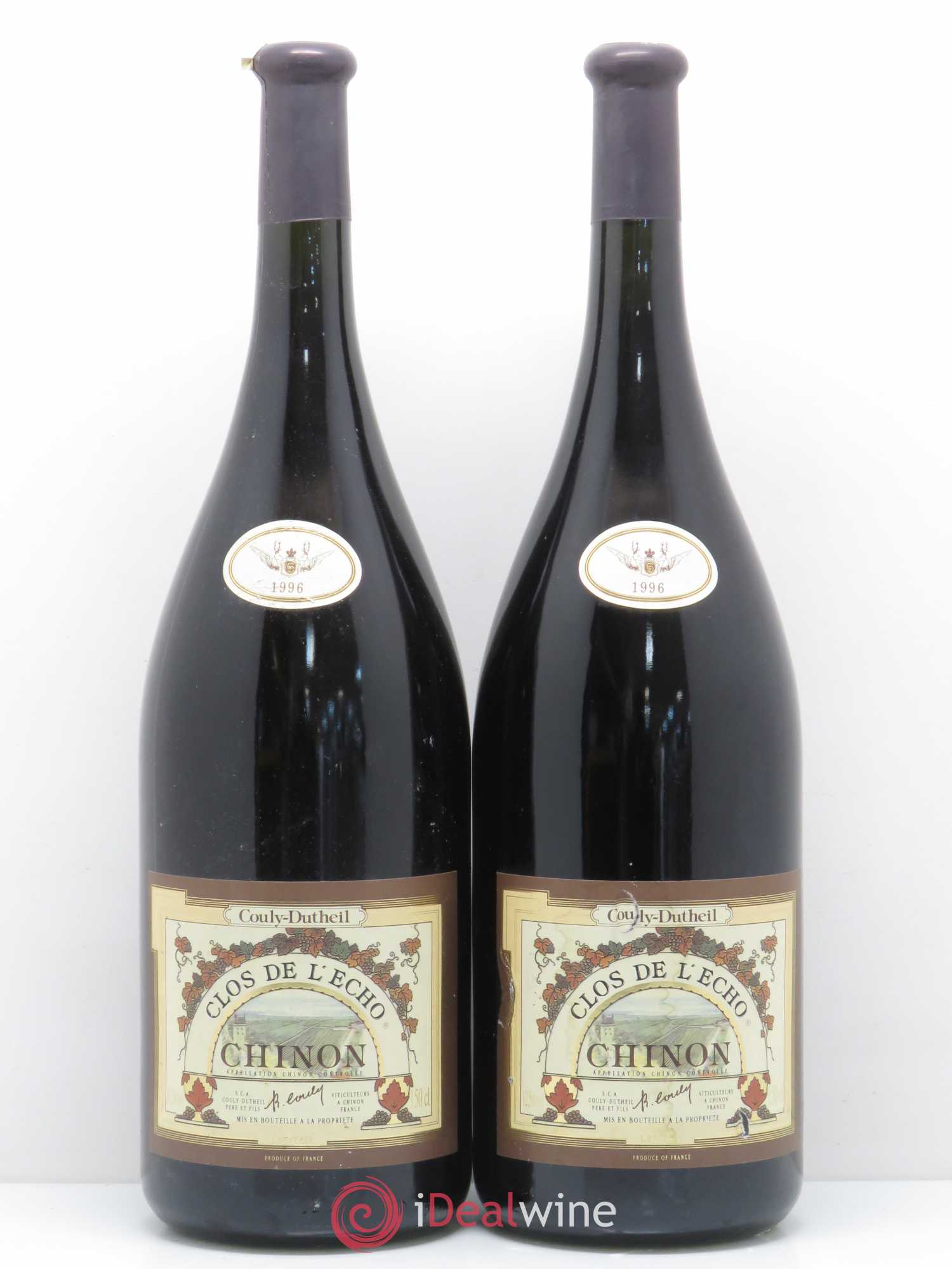Chinon Clos de l'Echo Couly-Dutheil 1996 - Lot de 2 magnums - 0