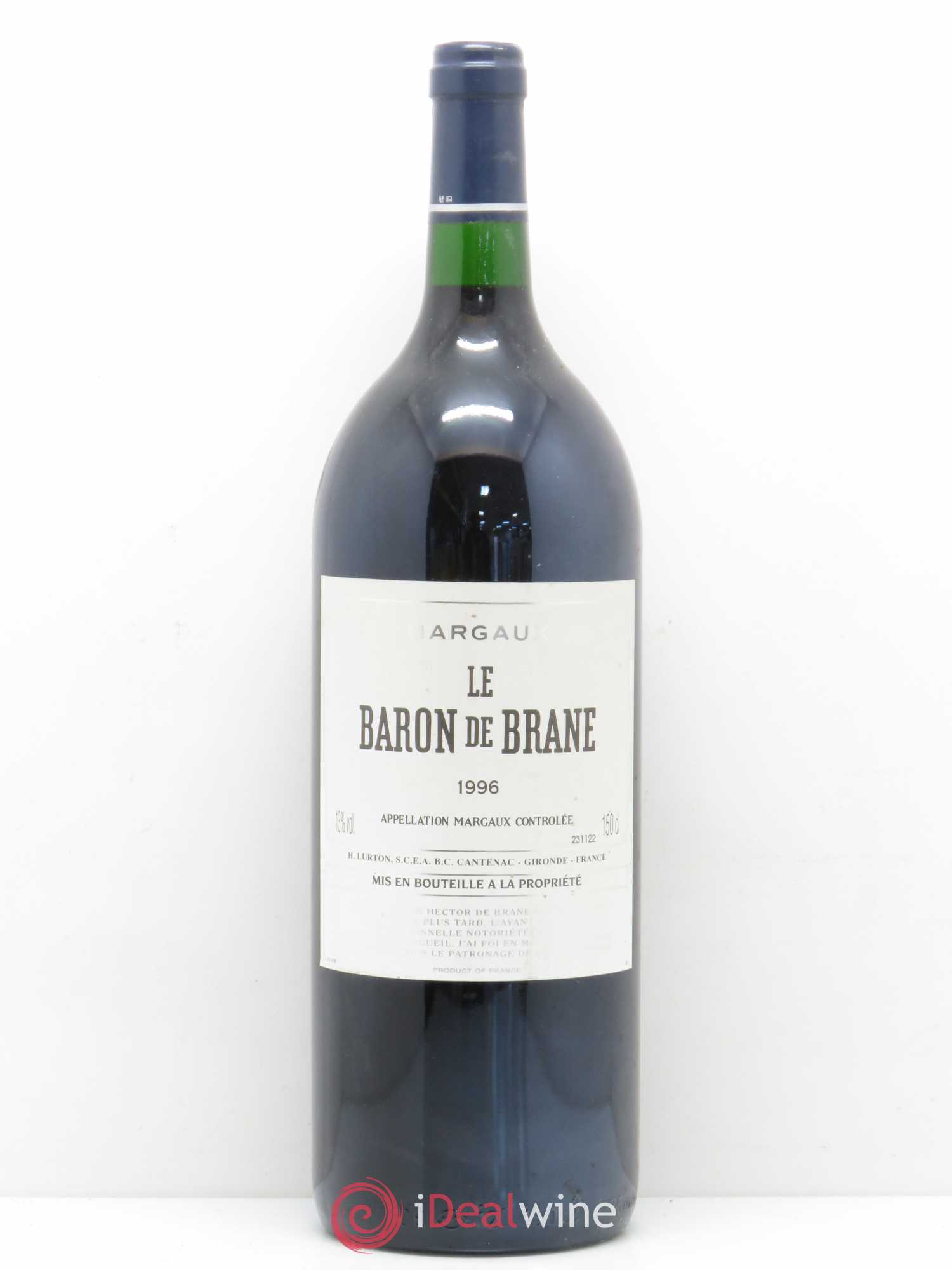 Baron de Brane Second Vin 1996 - Lot de 1 magnum - 0