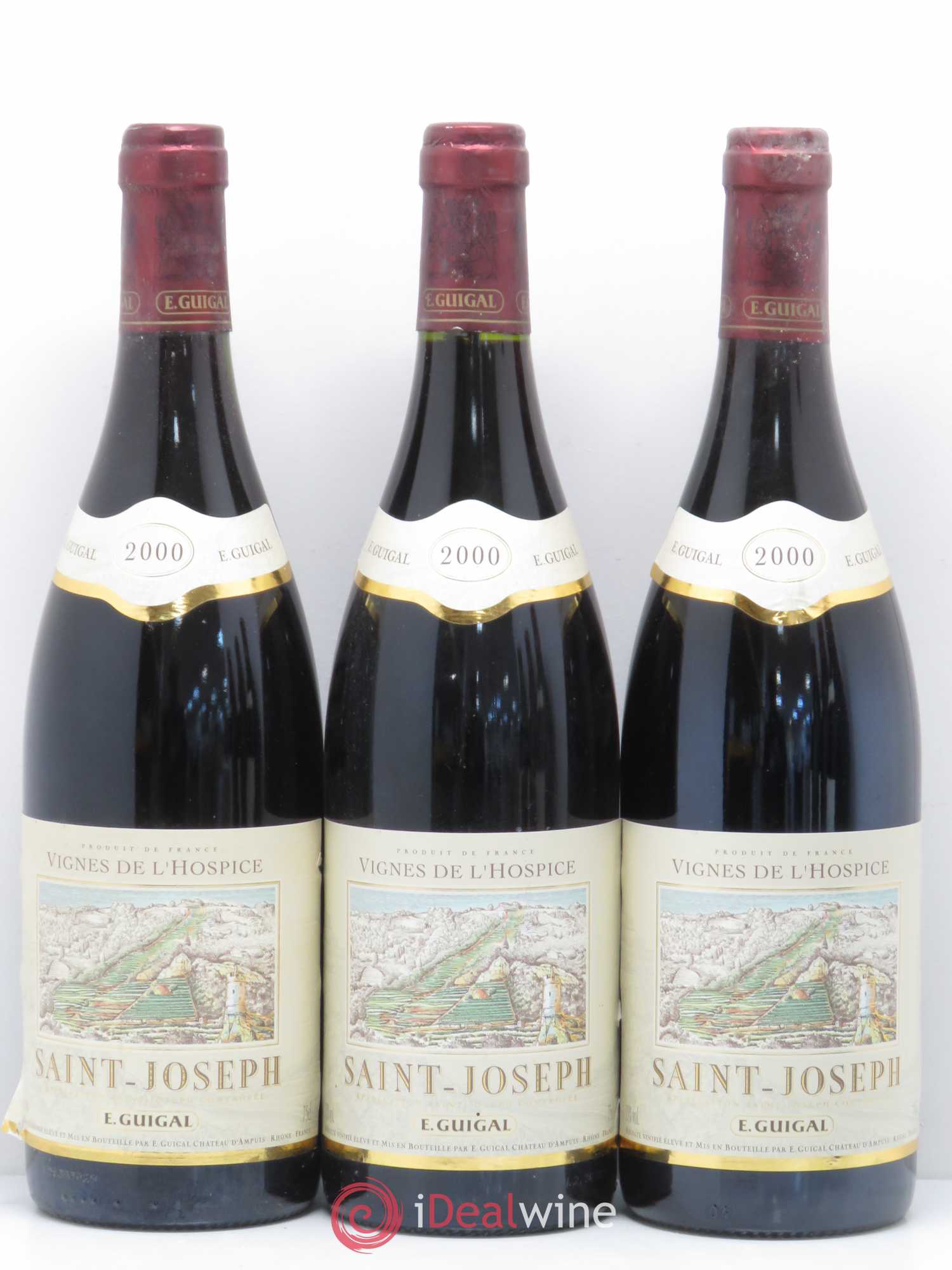 Saint-Joseph Vignes de l'Hospice Guigal 2000 - Lot de 6 bouteilles - 1