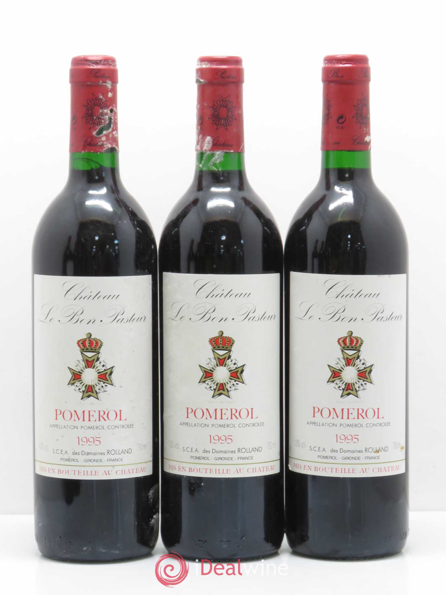 Château le Bon Pasteur 1995 - Lot de 6 bouteilles - 1