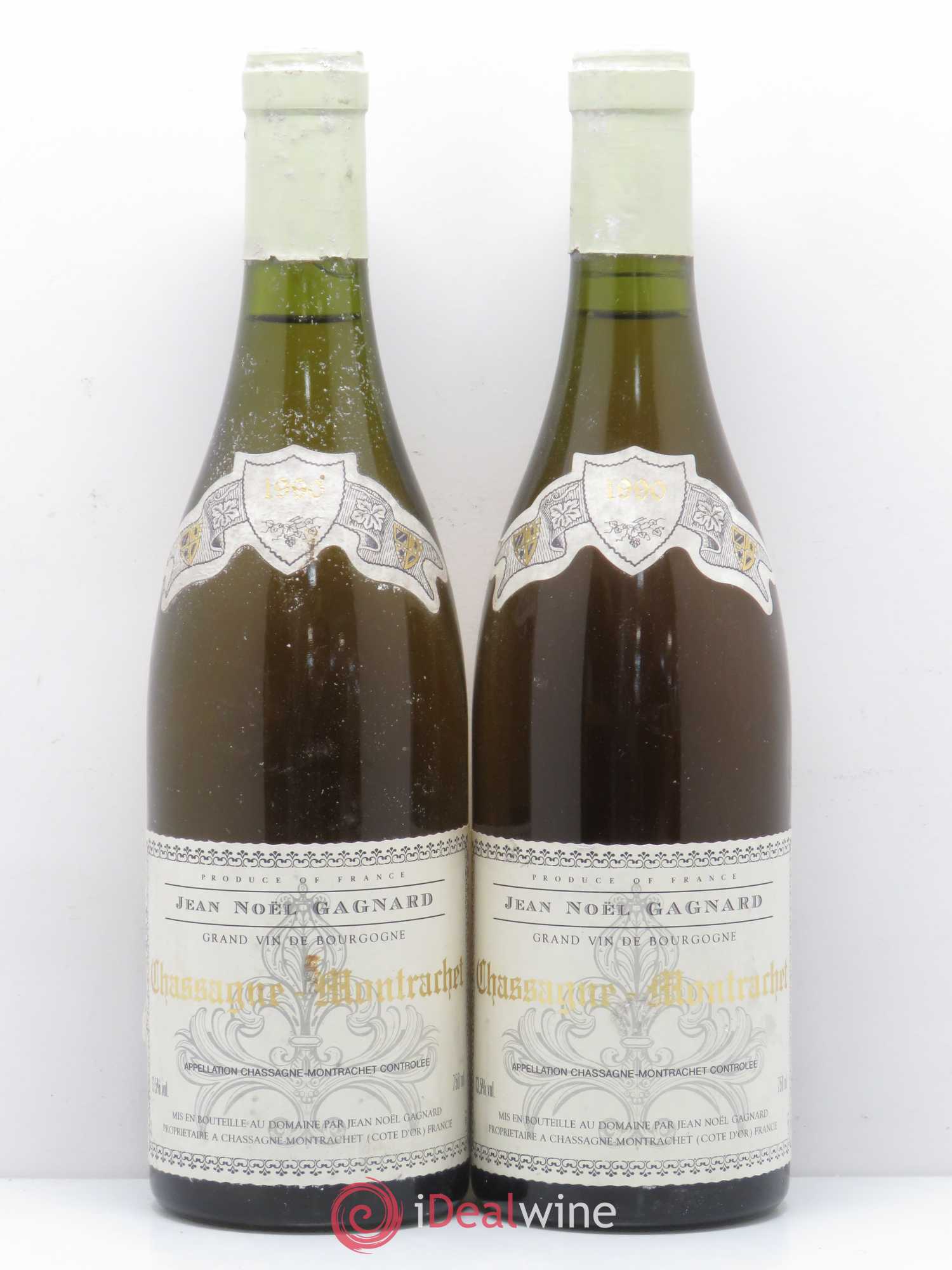 Chassagne-Montrachet Domaine Gagnard 1990 - Posten von 2 Flaschen - 0