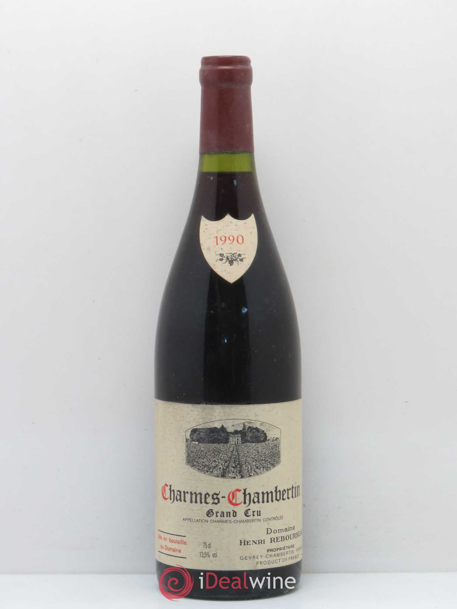 Charmes-Chambertin Grand Cru Henri Rebourseau 1990 - Lot de 1 bouteille - 0
