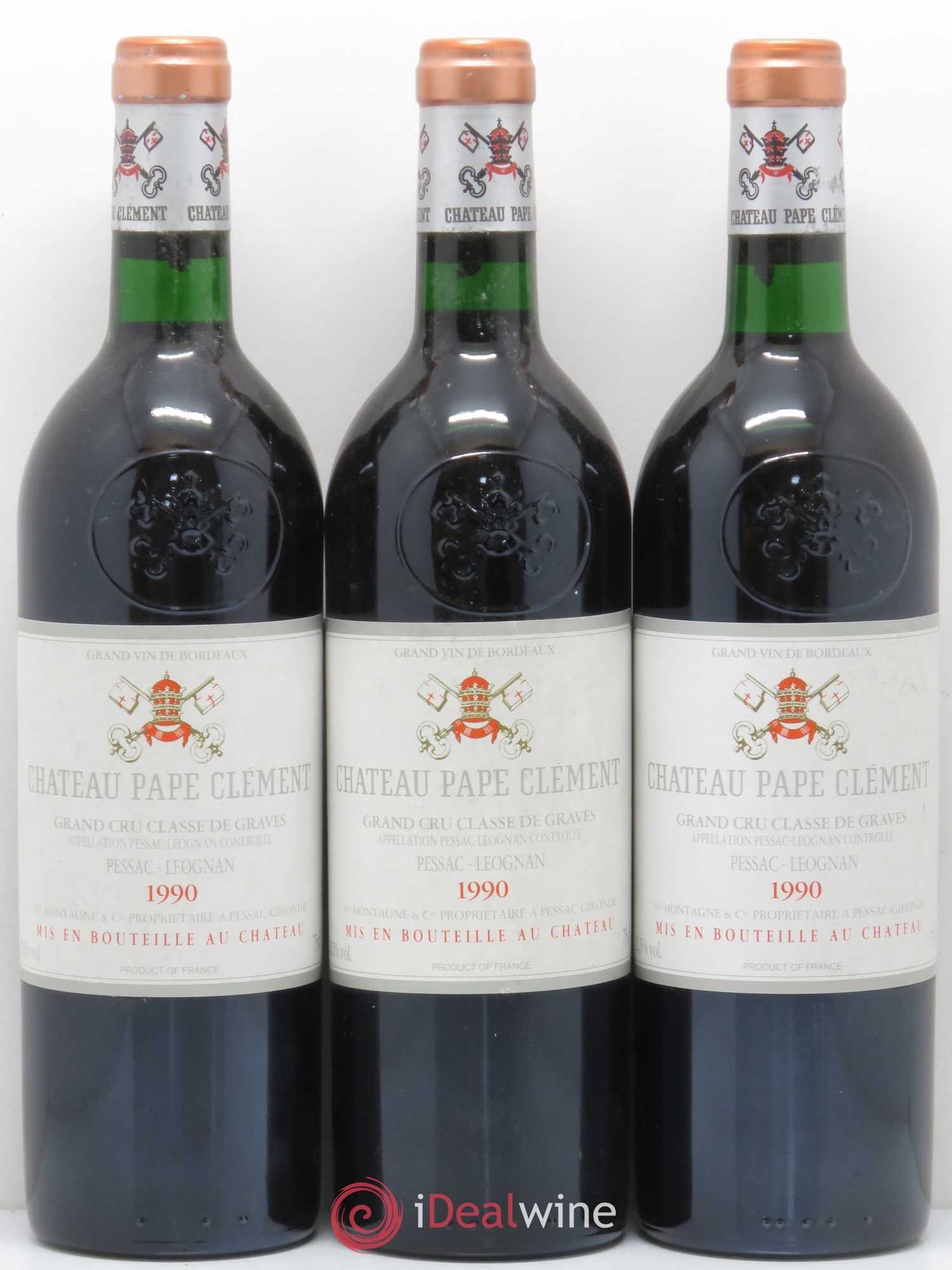 Château Pape Clément Cru Classé de Graves 1990 - Lot de 6 bouteilles - 2