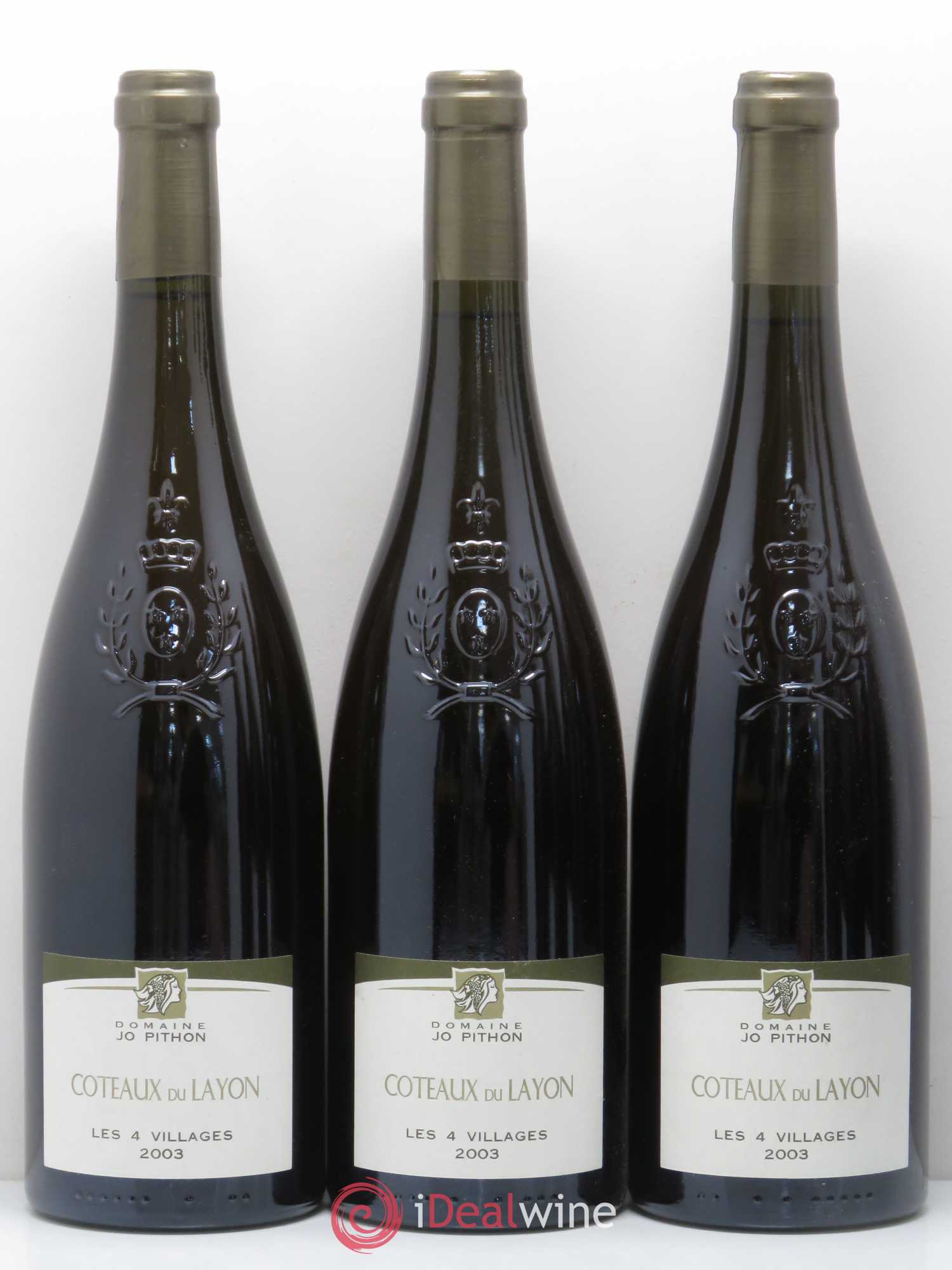 Coteaux du Layon Les 4 Villages Domaine Jo Pithon 2003 - Lotto di 6 bottiglie - 1