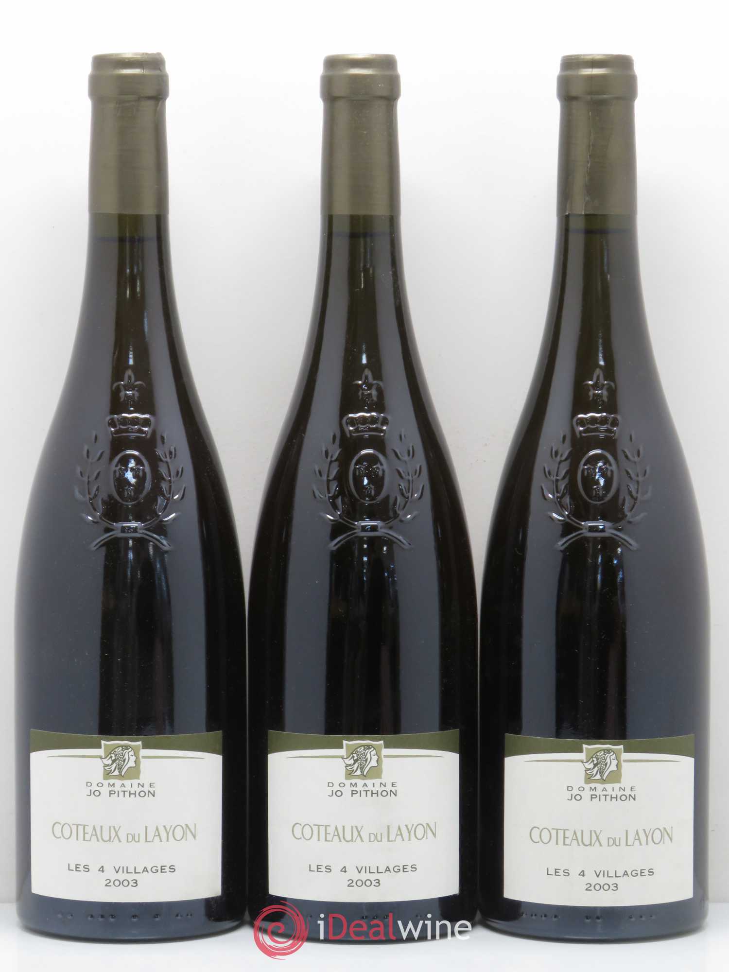 Coteaux du Layon Les 4 Villages Domaine Jo Pithon 2003 - Lotto di 6 bottiglie - 2